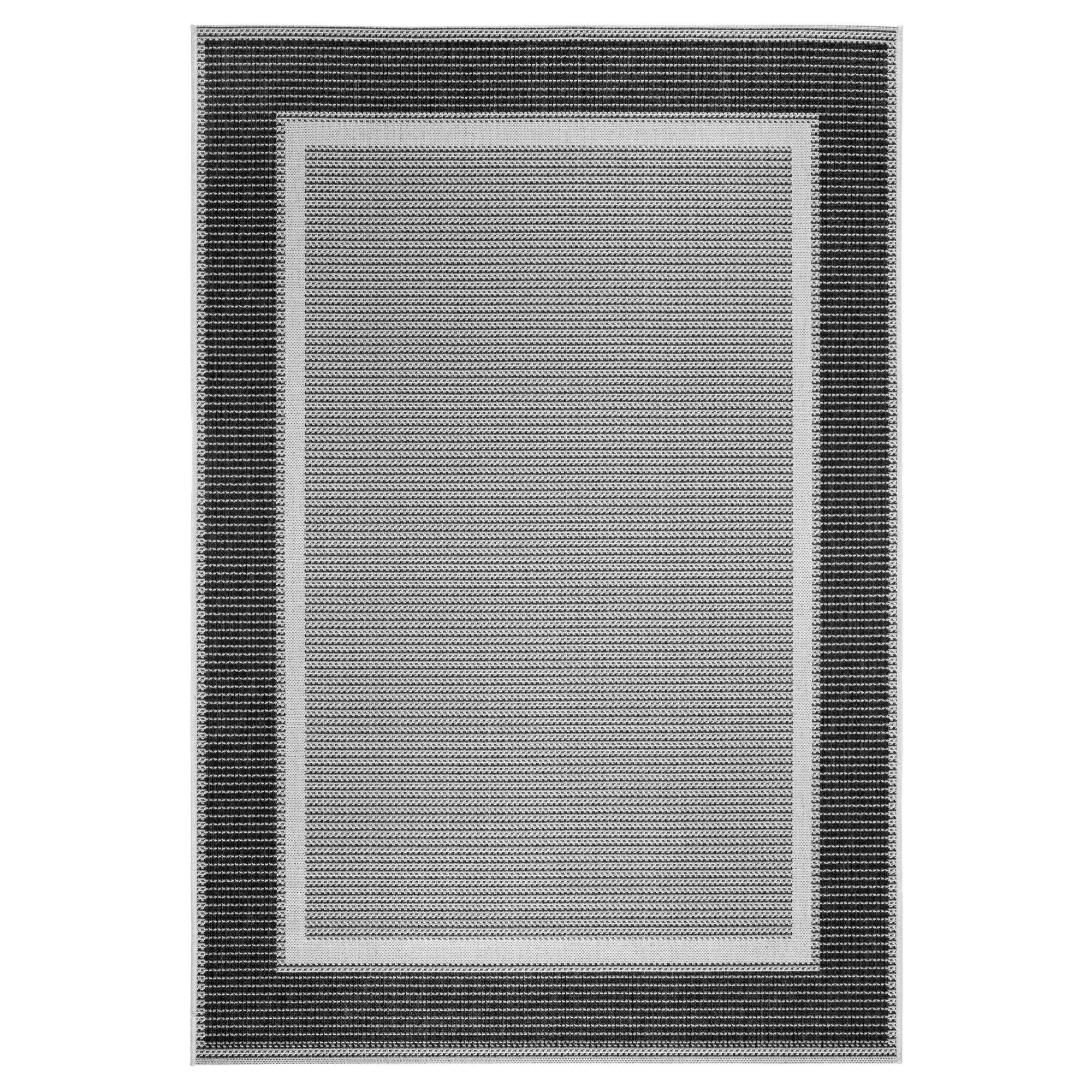 Andiamo Teppich ARIZONA 2, rechteckig, Höhe: 5 mm, Flachgewebe, mit Bordüre, In- und Outdoor geeignet, wetterfest