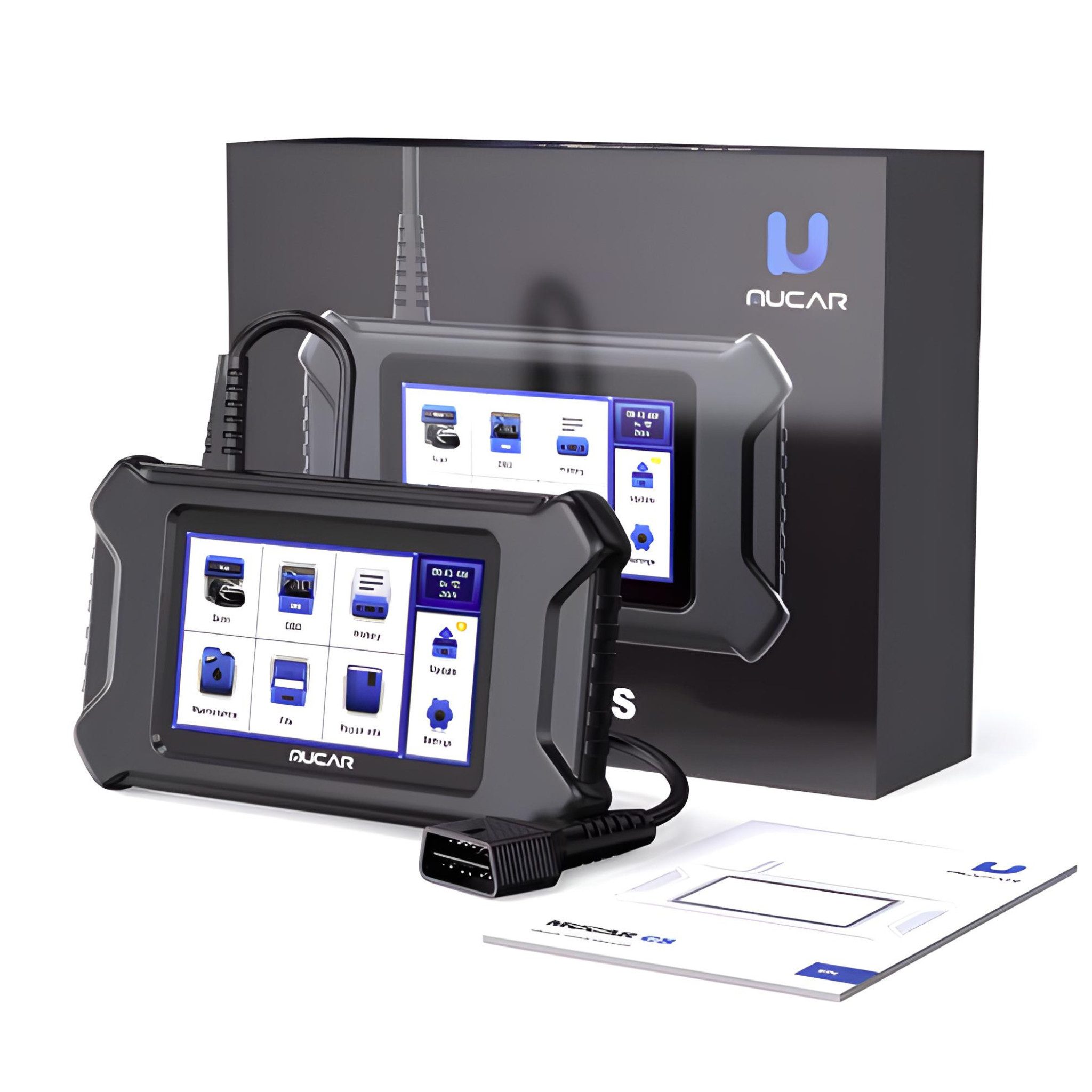 MUCAR Kfz-Diagnosegerät OBD 2 Scanner, OBD Diagnosegerät, Touch, Komplett-Set, Komplett-Set, Touch, lebenslange Updates, Fehlercodelexikon