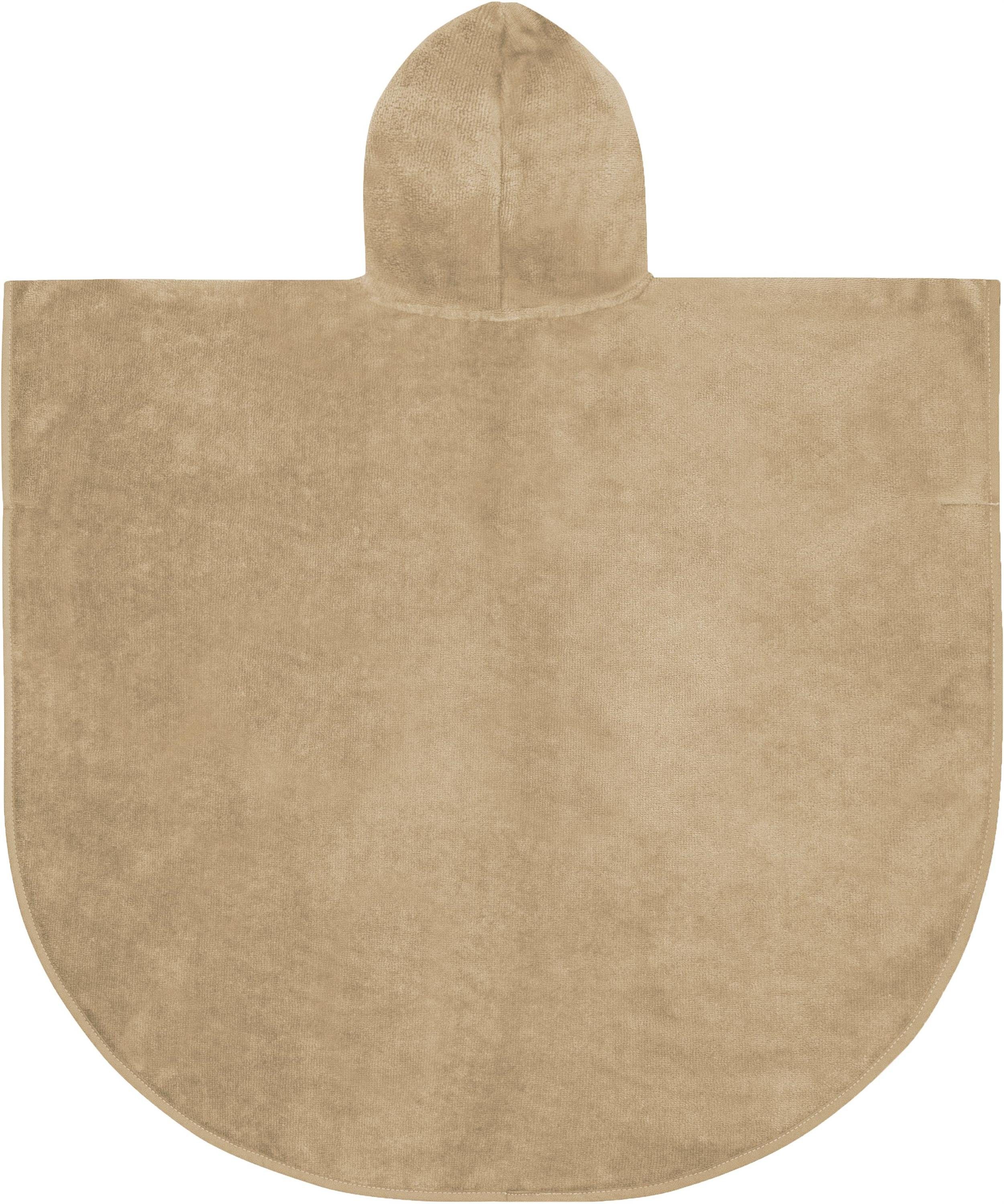 normani Badeponcho Badeponcho für Kinder (70 cm x 75 cm), Mischfaser, Kapuze, Schlupf, mit Kapuze