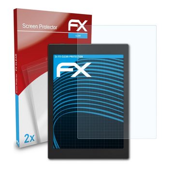 atFoliX Schutzfolie Displayschutz für Onyx Boox Tab Mini C, (2 Folien), Ultraklar und hartbeschichtet