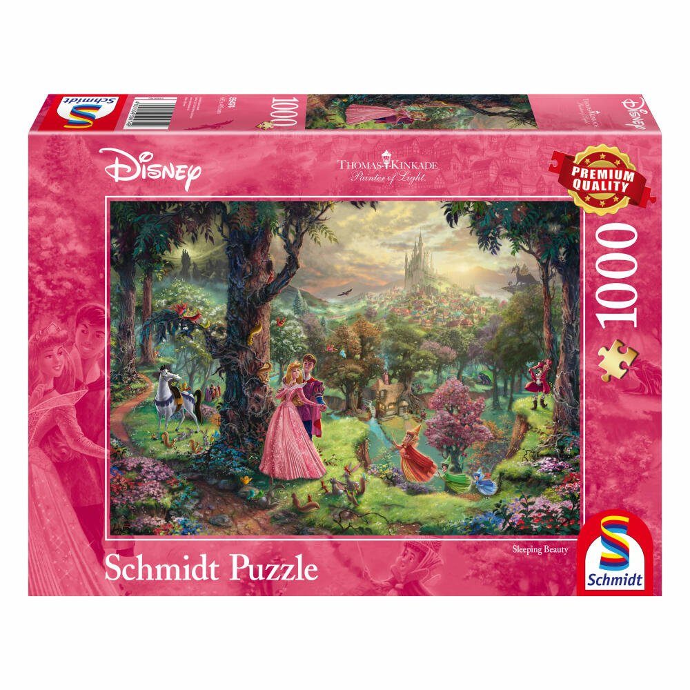 Schmidt Spiele Puzzle Disney Dornröschen Thomas Kinkade, 1000 Puzzleteile