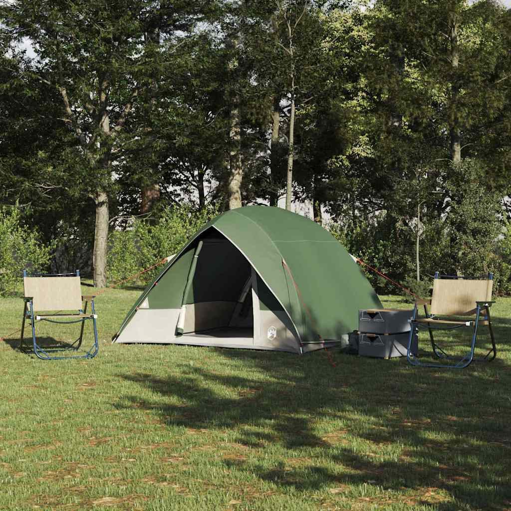 Faltzelt Campingzelt 320 x 275 x 190 cm Grün