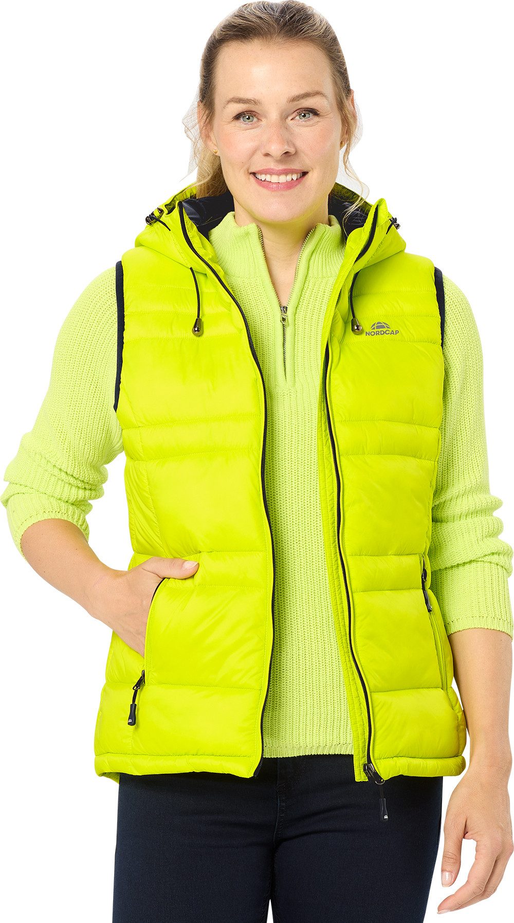 Nordcap Steppweste Weich wattiertes Innenfutter