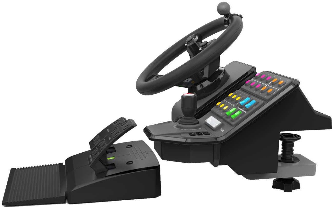 Logitech G Logitech G Saitek Farm Sim Controller PC-Lenkrad (Packung, Programmierbare Tasten, ergonomisch, USB-Plug-and-Play)