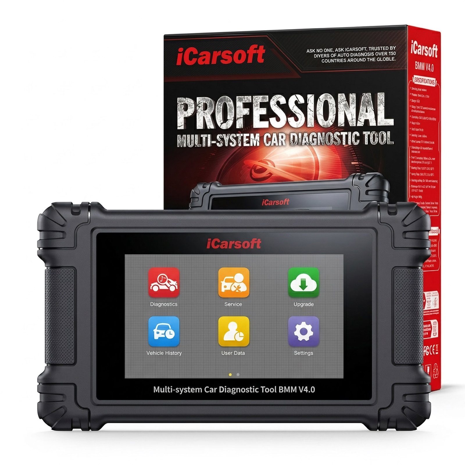 iCarsoft OBD2-Diagnosegerät BMM V4 OBD Scanner für BMW MINI + 2 weitere Marken + Updates