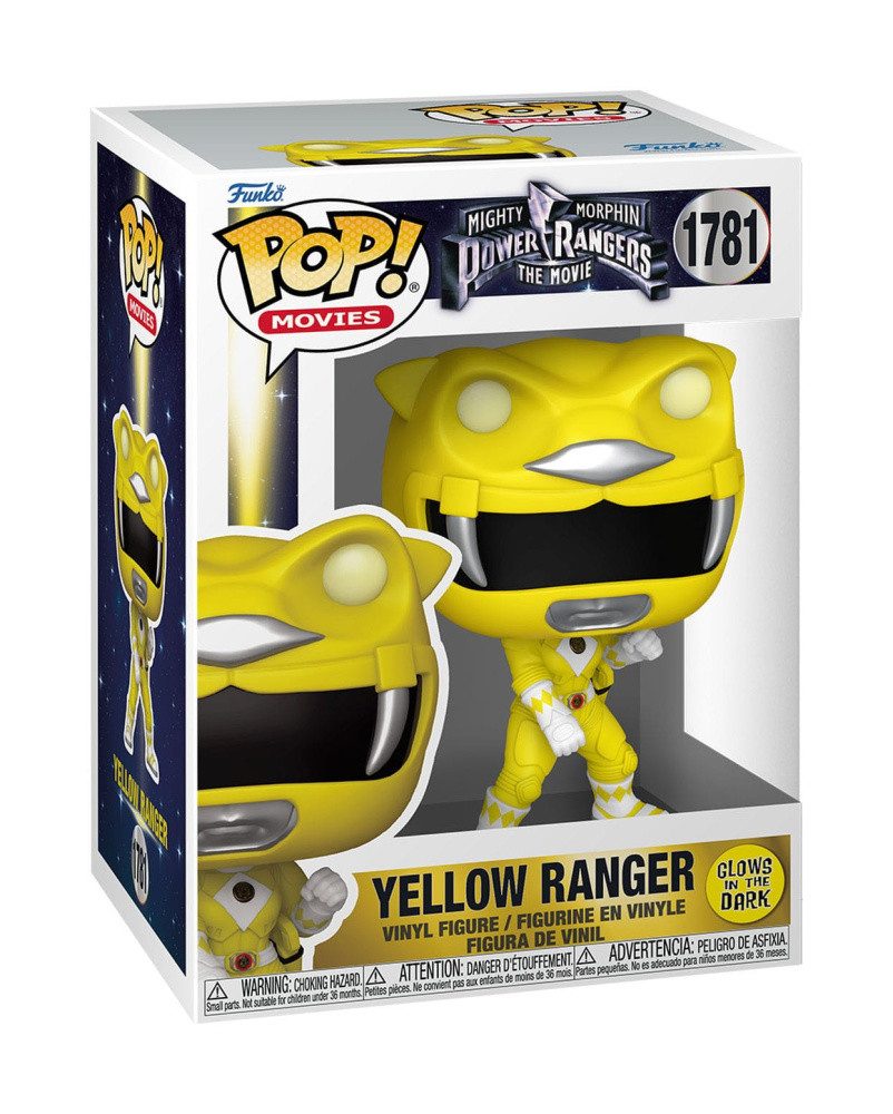 Funko Merchandise-Figur Power Rangers - Der Film POP! Movies Vinyl Figuren Yellow Ranger (GITD