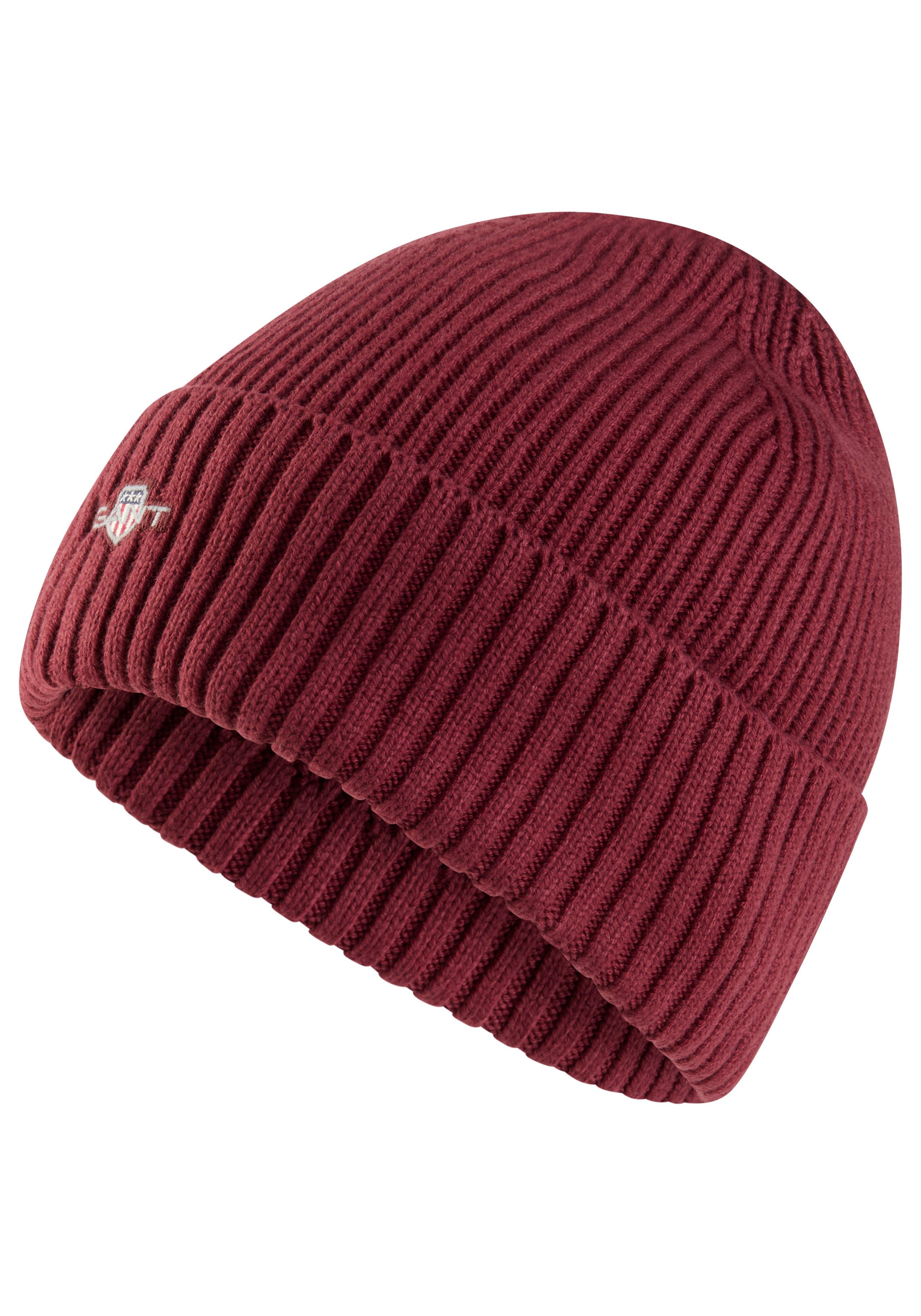 Gant Strickmütze COTTON BLEND LOGO BEANIE Regular fit