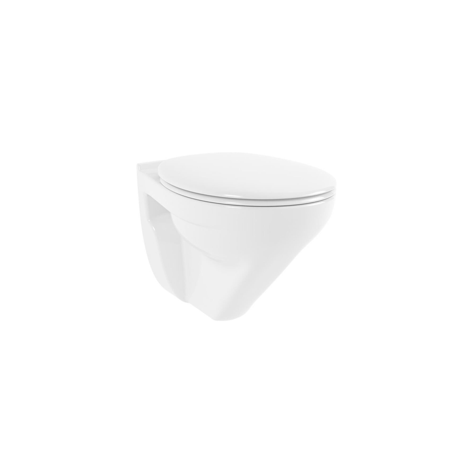 Villeroy & Boch WC-Sitz V&B Gustavsberg WC-Sitz Saval 2.0 weiß, Scharniere verchromt