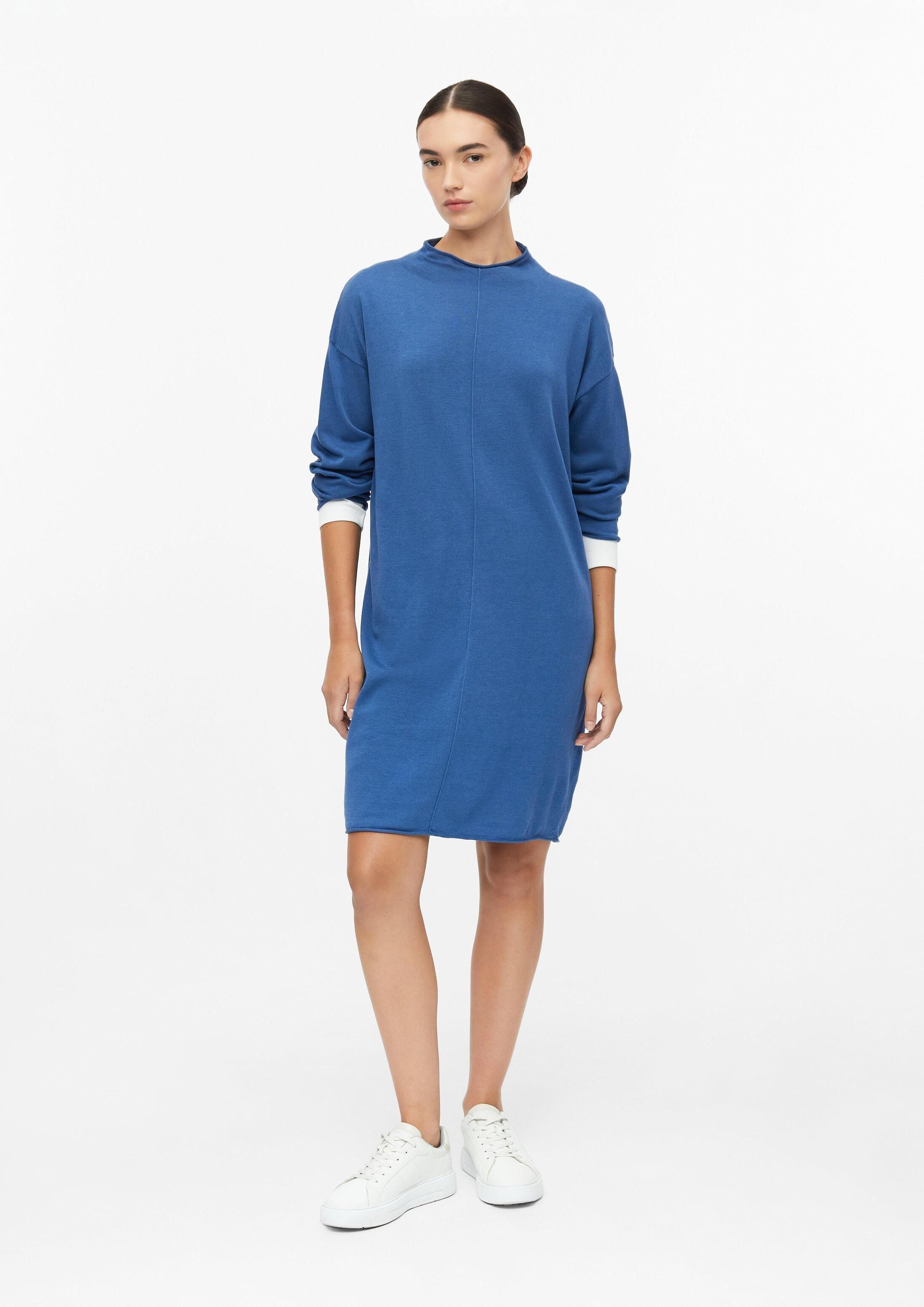 s.Oliver Midikleid Kleid Feinstrick-Kleid aus Viskosemix mit Rollsaum – Bild 5 von 5