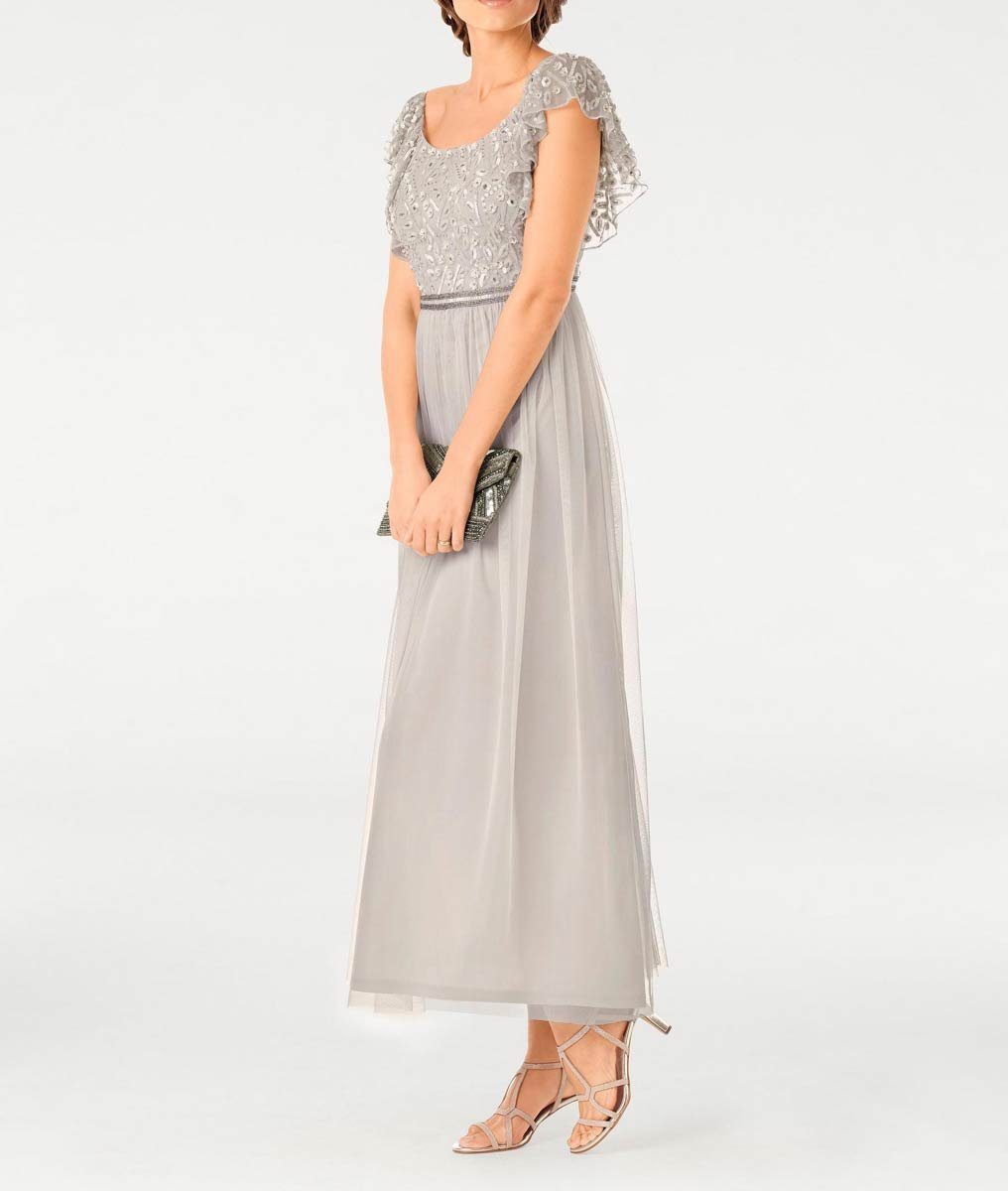 Ashley Brooke by heine Abendkleid »ASHLEY BROOKE Damen Designer-Abendkleid,  silbergrau« online kaufen | OTTO