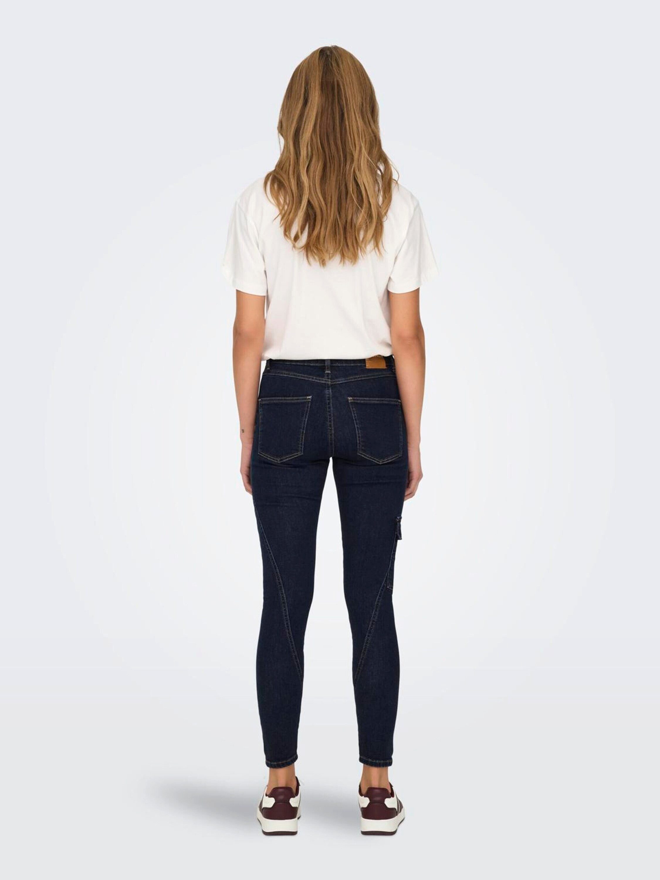 ONLY Cargojeans (1-tlg) Plain/ohne Details