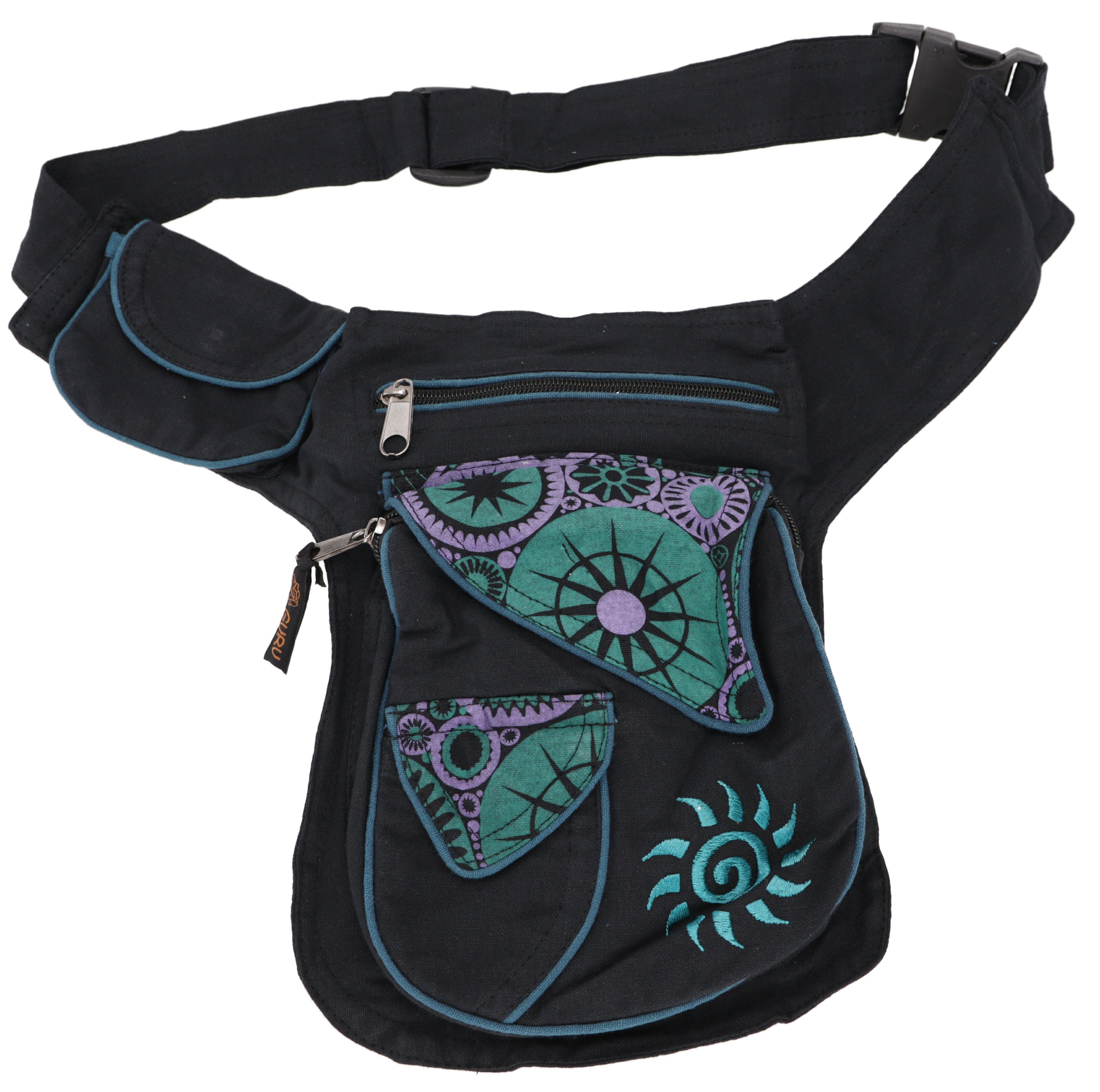 Guru-Shop Gürteltasche Stoff Sidebag & Gürteltasche, Goa Hüfttasche,..