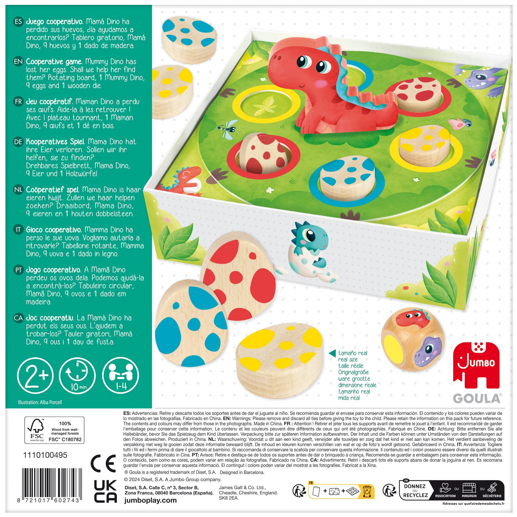 Goula Spiel GOULA - Mummy Dino, Kinderspiel