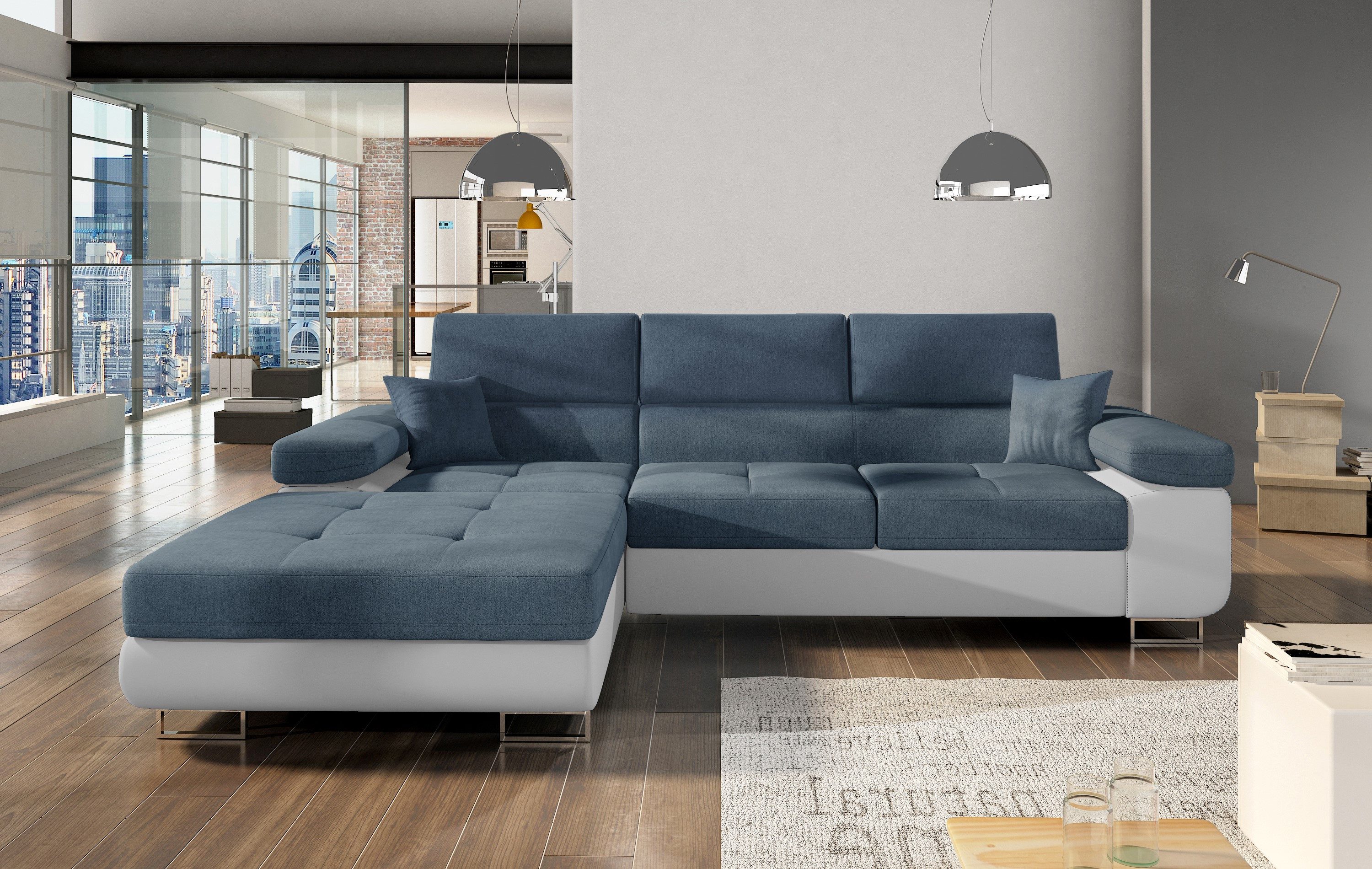 Dunkelblau/Weiß | Korpus: Weiß