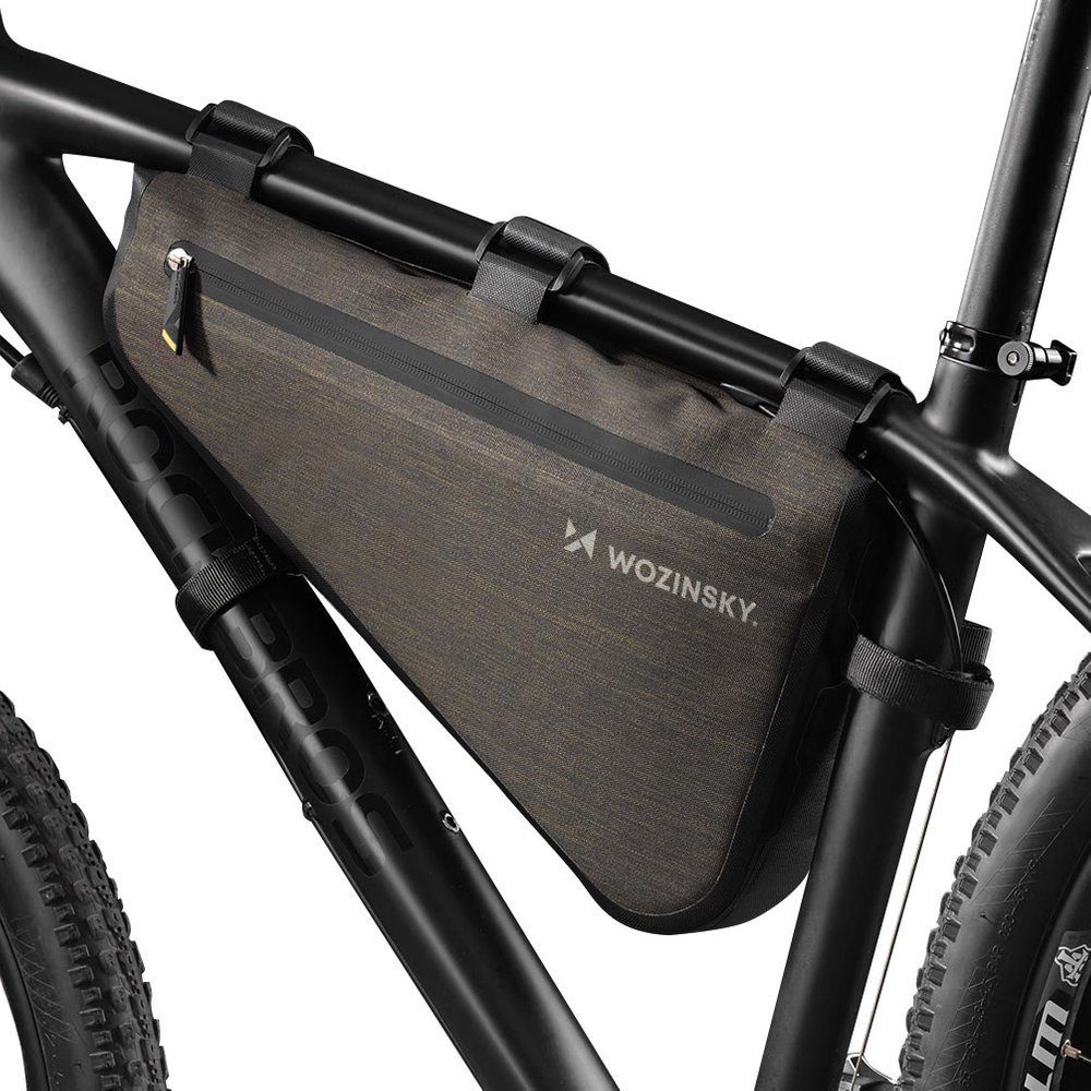 Wozinsky Fahrradtasche Fahrradtasche Rahmentasche Wasserdichte Tasche für Fahrrad, Mountainbi