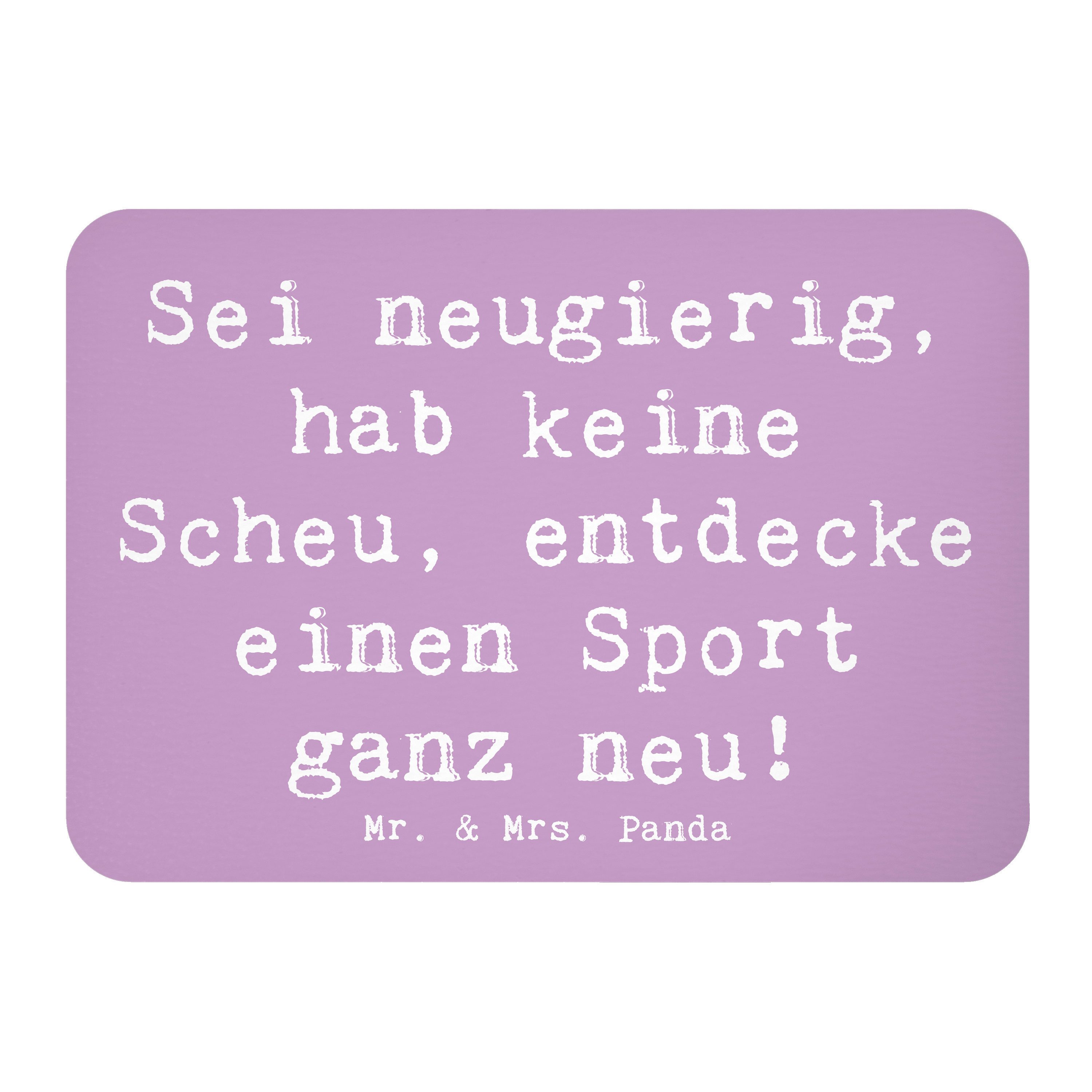 Magnet Spruch Neuer Sport - Lavendeltraum - Geschenk, neue Sportart, sportli