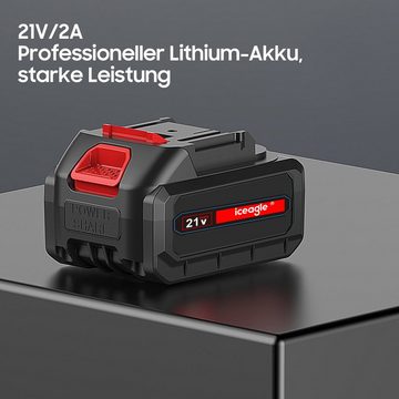 Aoucheni Lithium-Batterie, Ersatzbatterie für Rasenmäher, 21V/2Ah Batterie, Akkus für schnurlose Rasenmäher, 21V/2Ah