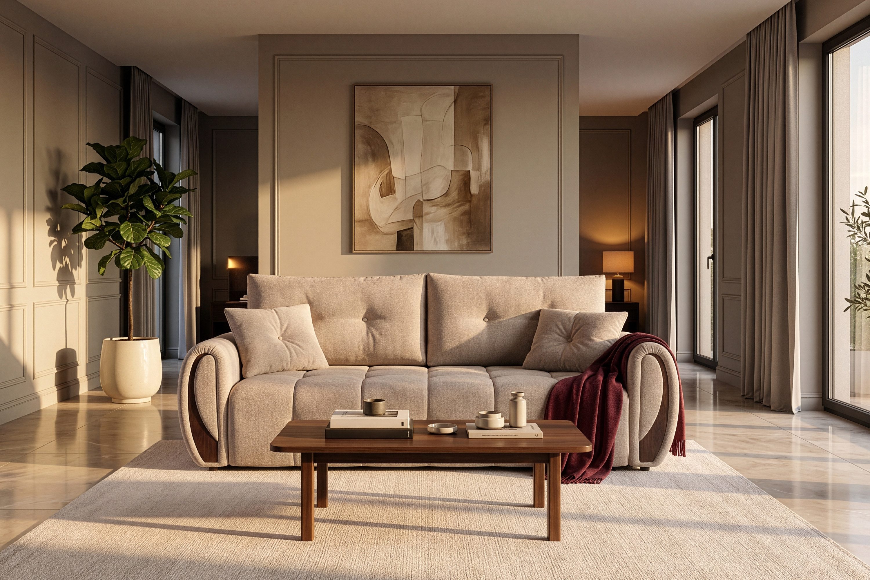 KONSIMO® 3-Sitzer Sofa NILO Schlafsofa, Einzelsofa, hergestellt in der EU, Liegefläche: 190 cm x 153 cm, mit Wellenunterfederung, mit zwei Zierkissen, mit Bettkasten