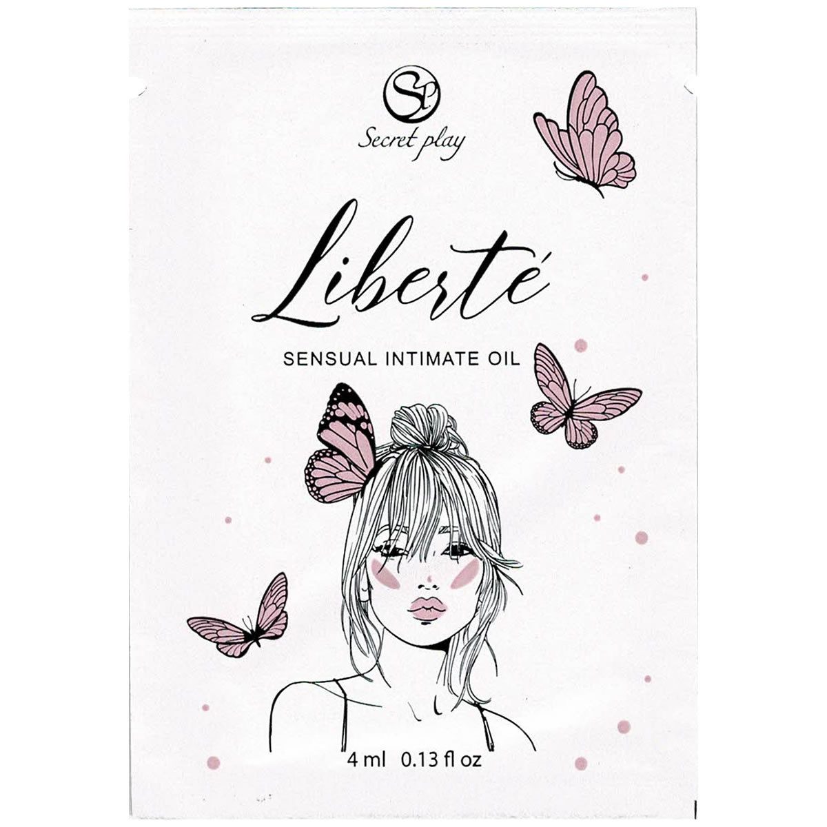 SECRET PLAY Gleit- & Massageöl Liberté - Sensual Intimate Oil, Probiergröße mit 4ml, 1-tlg., feuchtigkeitsspendes Pflege-Öl für die Vagina