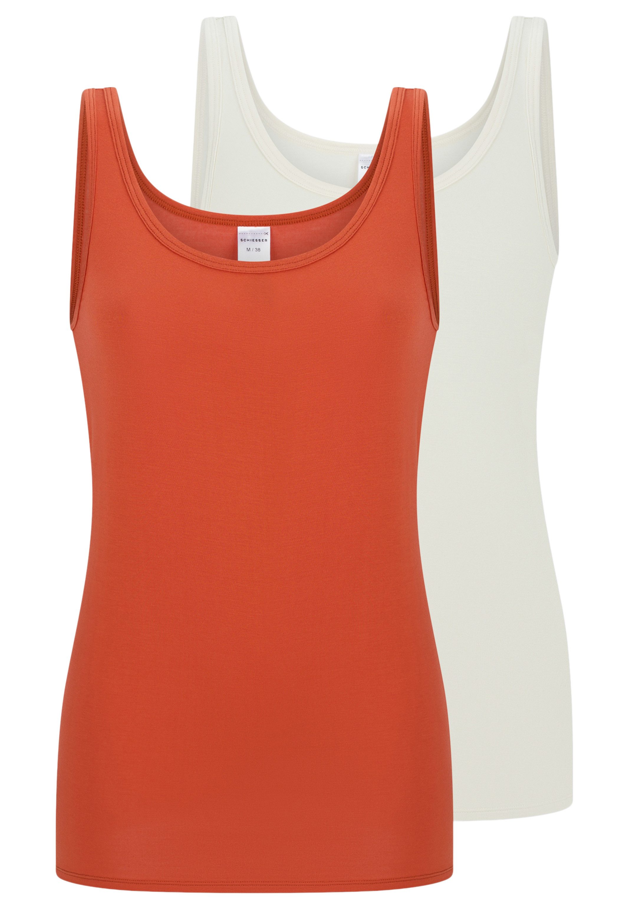 Schiesser Unterhemd 2er Pack Modal Essentials (Spar-Set, 2-St) Unterhemd / günstig online kaufen