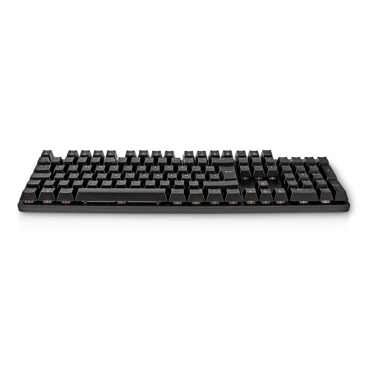 Nedis GKBDM110BKFR Gaming-Tastatur (Gaming-Tastatur, mechanische Tasten, Anti-Ghosting, Gaming-Modus)