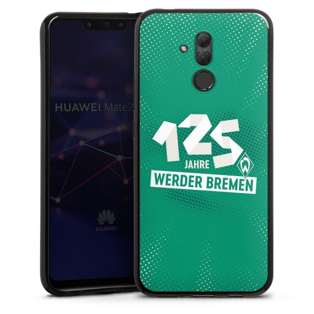 DeinDesign Handyhülle 125 Jahre Werder Bremen Offizielles Lizenzprodukt, Huawei Mate 20 Lite Silikon Hülle Bumper Case Handy Schutzhülle