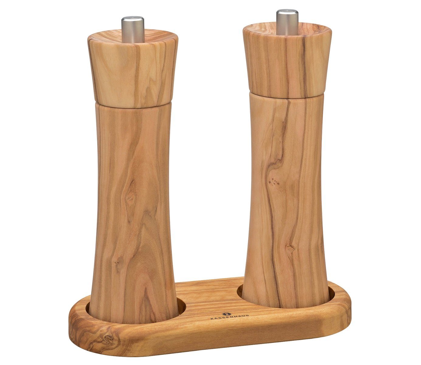 ZASSENHAUS Mühlenuntersetzer Mühlenuntersetzer Olivenholz 16 cm