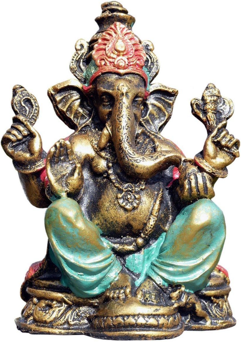 Wogeka Dekofigur Ganesha Elefantengott Resin Figur günstig online kaufen