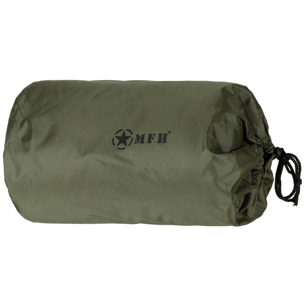 Outdoordecke MFH Fleece-Decke, oliv, ca. 200 x 150 cm, MFH, Transportbeutel mit Kordelzug