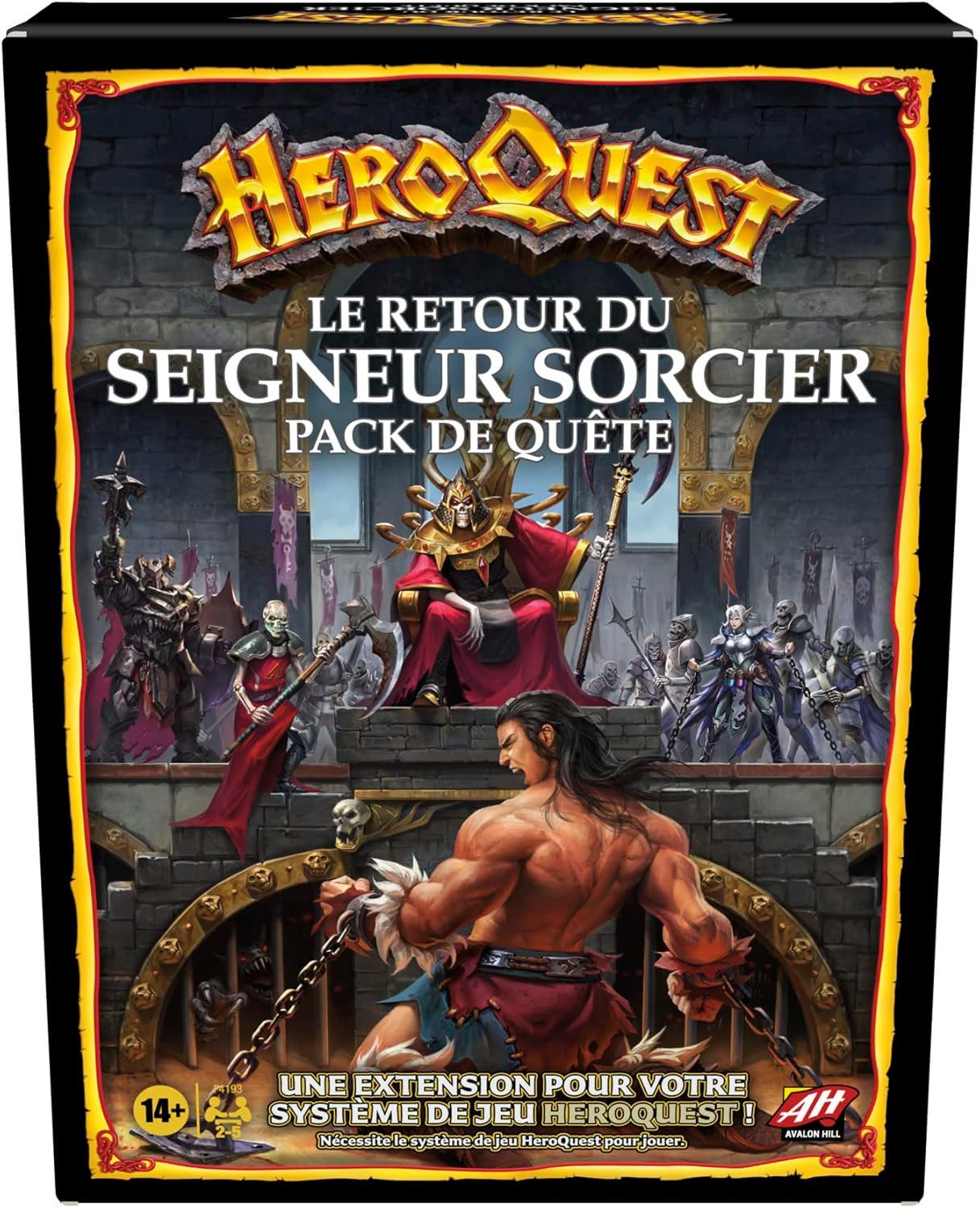 Hasbro Spiel Avalon Hill HeroQuest Erweiterung Der Rückkehr des Herr Hexe F4193801