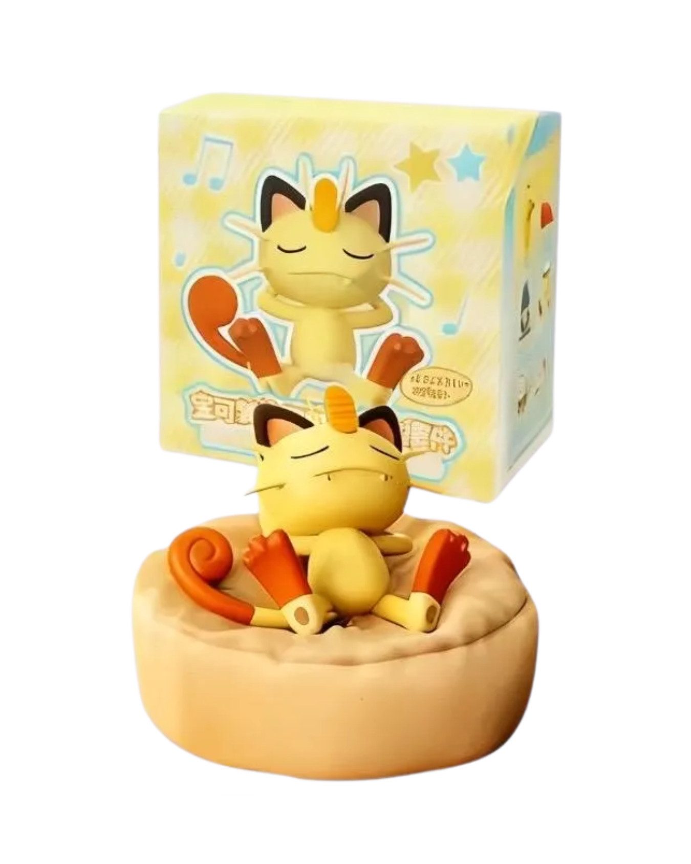 The Pokémon Company Sammelfigur schlafende Pokemon Figuren mit Kissen Sammlerstück Auswahl z.B Pikachu, Pikachu, Glumanda, Bisasam & co