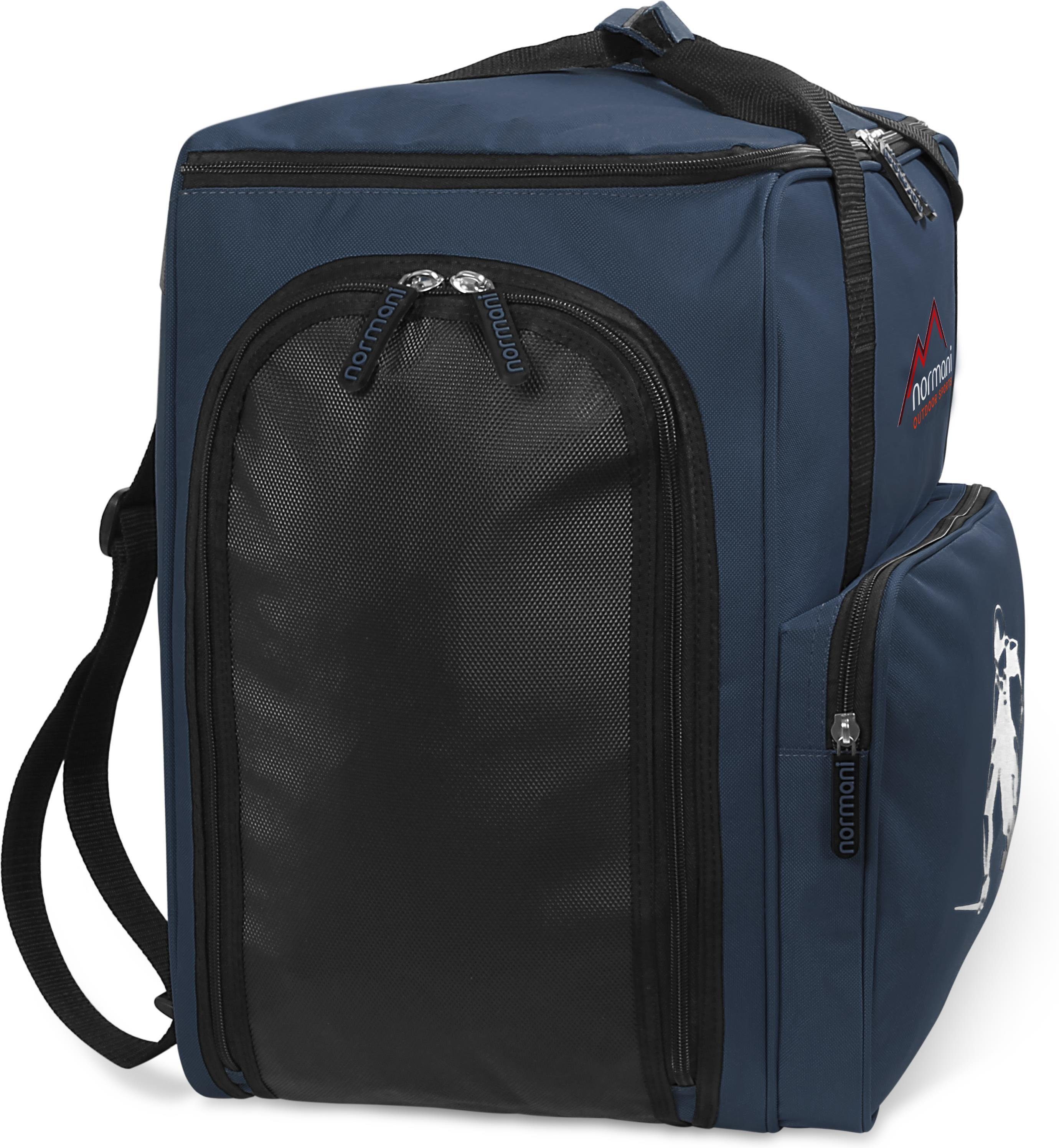 mit oder Depo, Snowboardschuhtasche Rucksackfunktion Sporttasche und l Skitasche 53 Alpine Rollschuhtasche Skischuhtasche Helmfach separatem - Navy normani