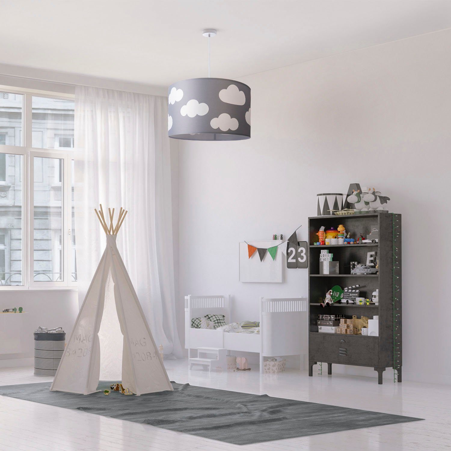 Paco Home Pendelleuchte Hugo Cosmo, ohne günstig online kaufen