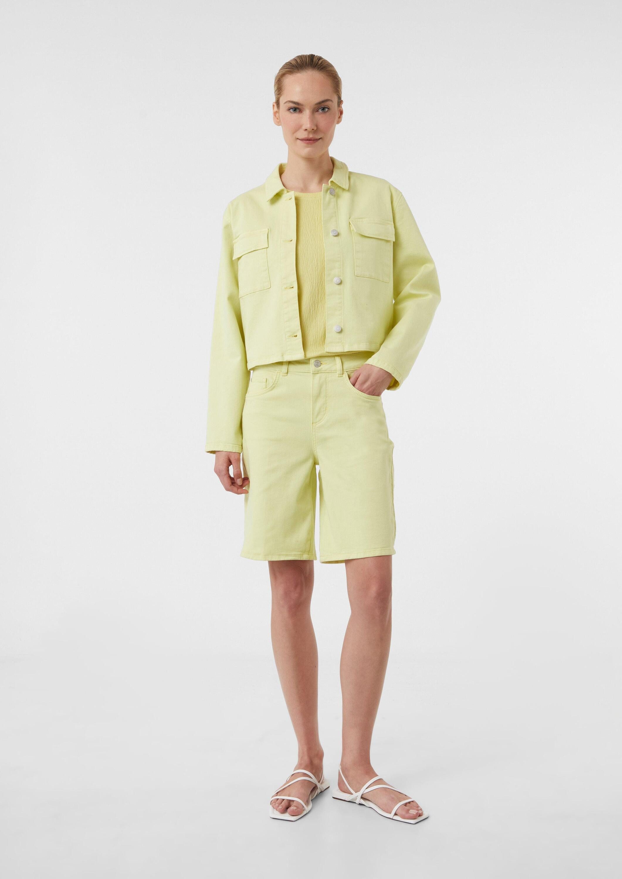 comma Shorts Bermuda Elastische 5-Pocket-Bermuda