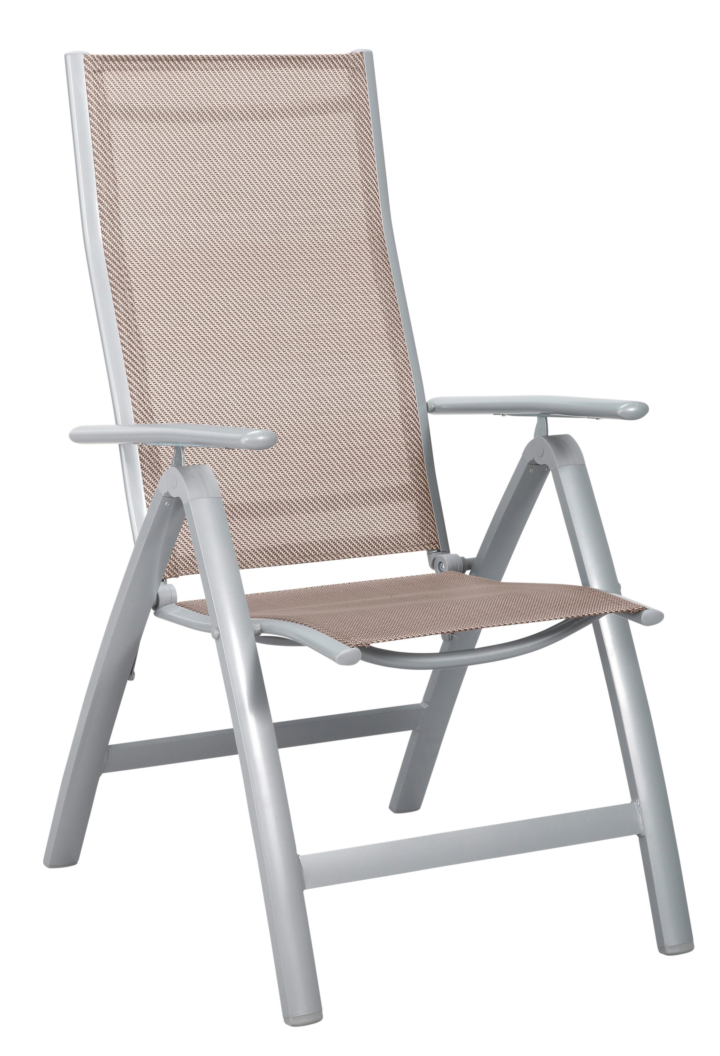 MERXX Gartenstuhl Amalfi (Set, 2 St), 2er Set, Alu/Textil, verstellbar | Stühle
