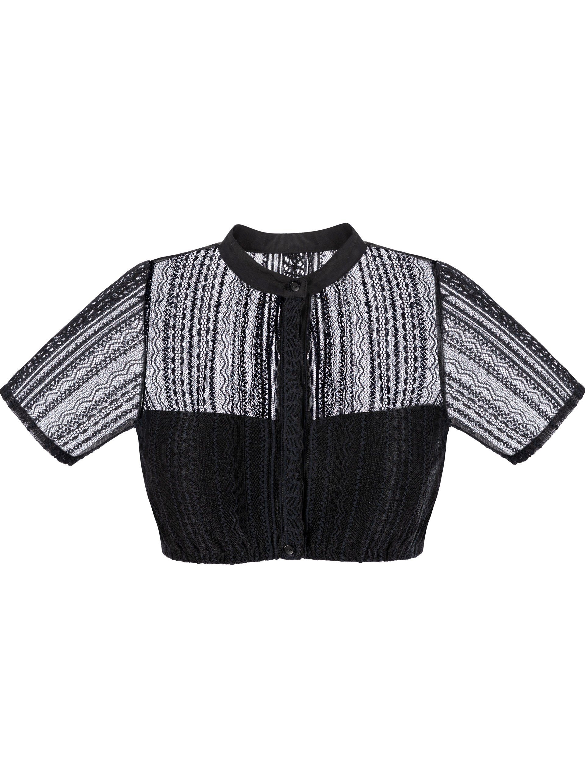 Dirndlbluse Dirndlbluse Augusta schwarz