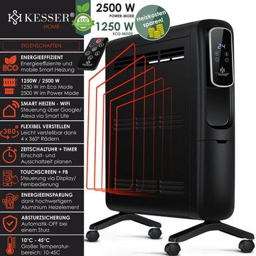 KESSER Heizkörper, Konvektor Elektrische Heizung ECO 2500W Heizkörper