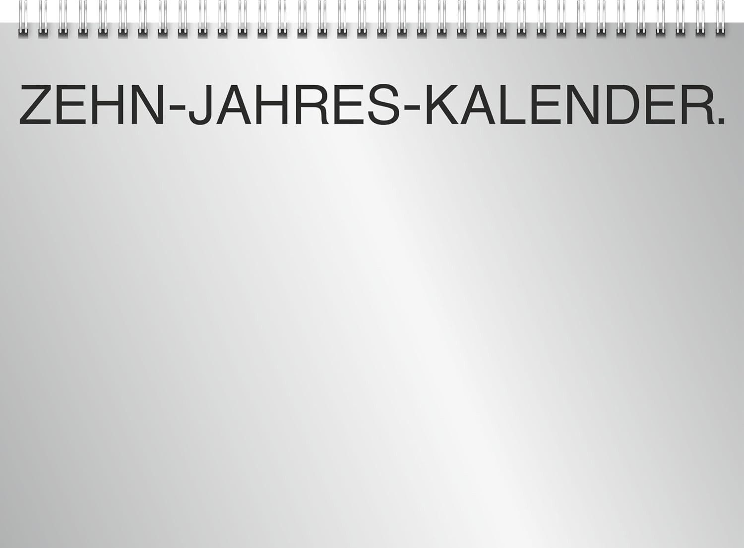 BRUNNEN Querkalender BRUNNEN Zehnjahres-Kalender 2027-2036 A4 quer, 297×210 mm