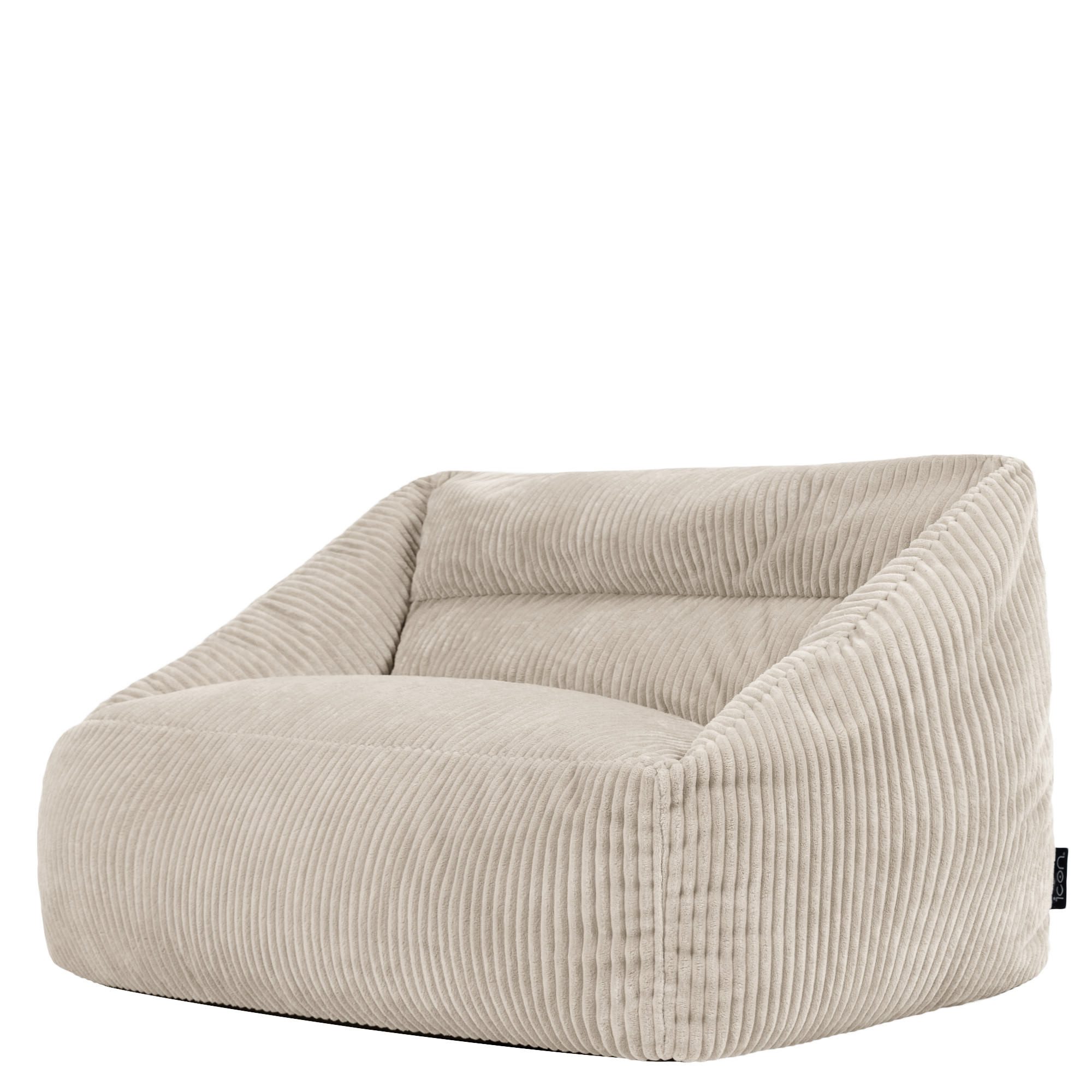 icon Sitzsack Sofa für Kinder aus Cord mit Füllung, Made in Germany, für Kinderzimmer, flauschig