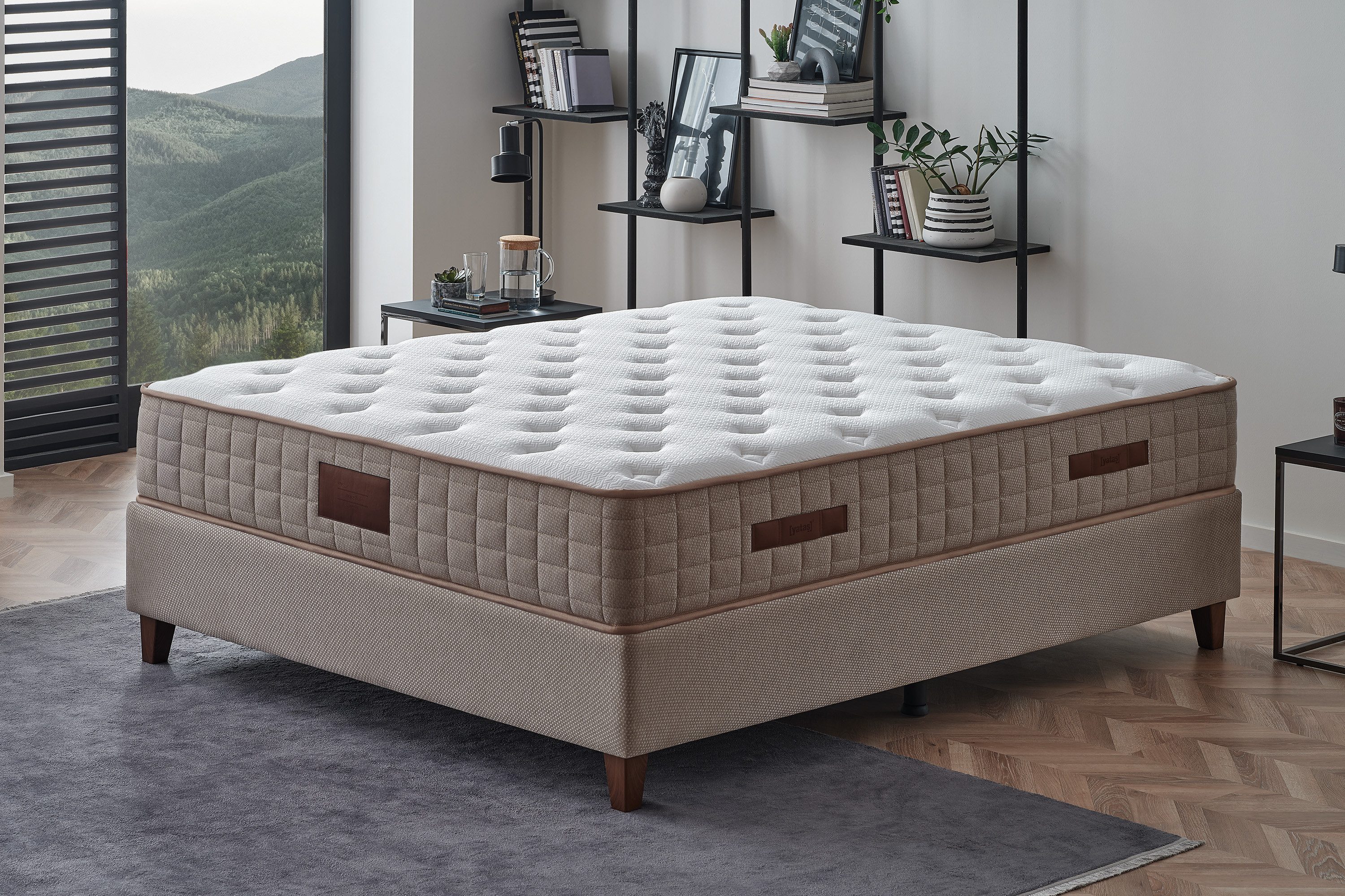Taschenfederkernmatratze Matratze Federkernmatratze Matratze 90x200 cm atmungsaktiv, Yatas Bedding, 30 cm hoch, Majestät Premium Rückentlastung, ergonomisch, Taschenfederkern