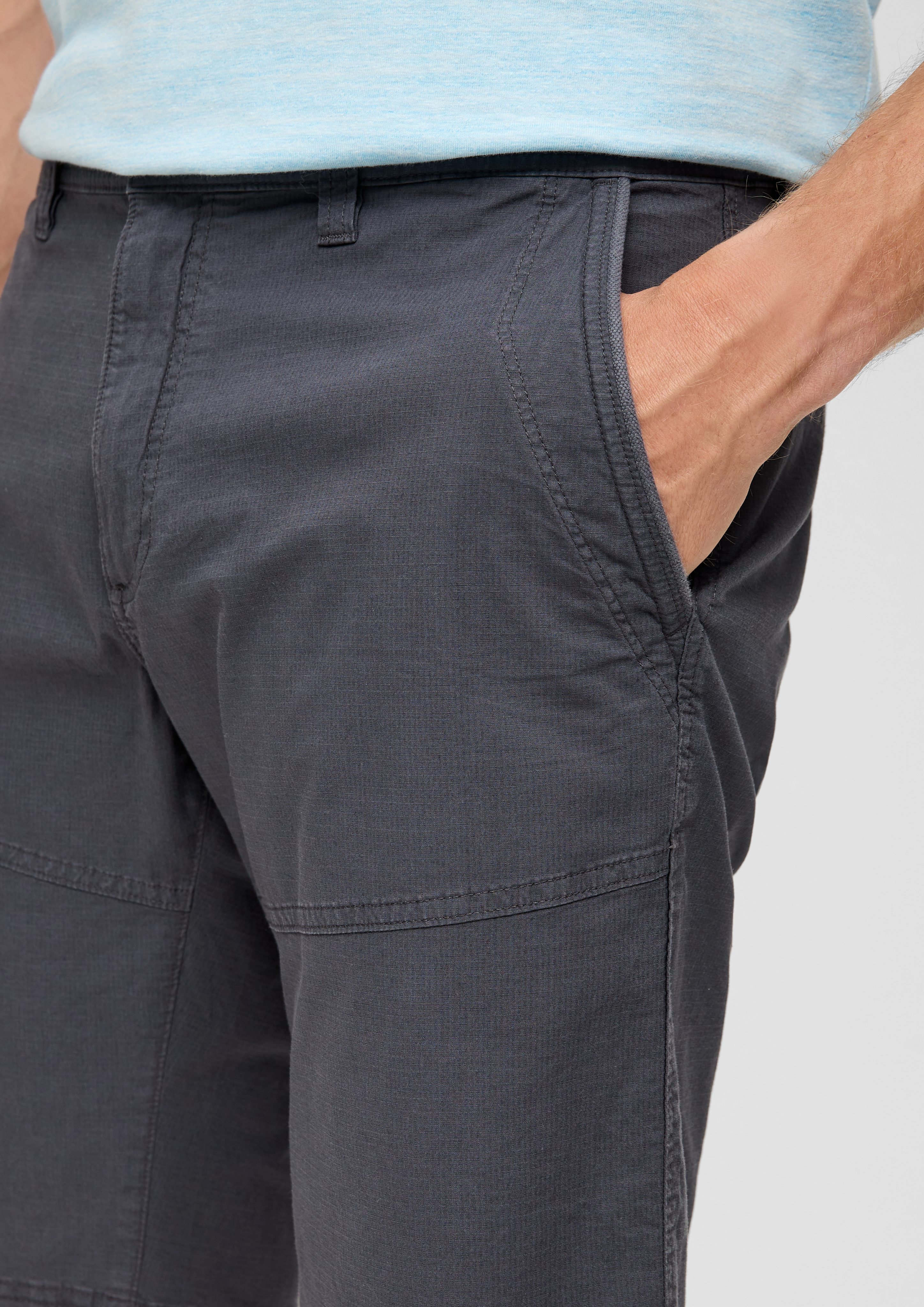 s.Oliver Bermudas Chino-Shorts aus Baumwollstretch mit günstig online kaufen
