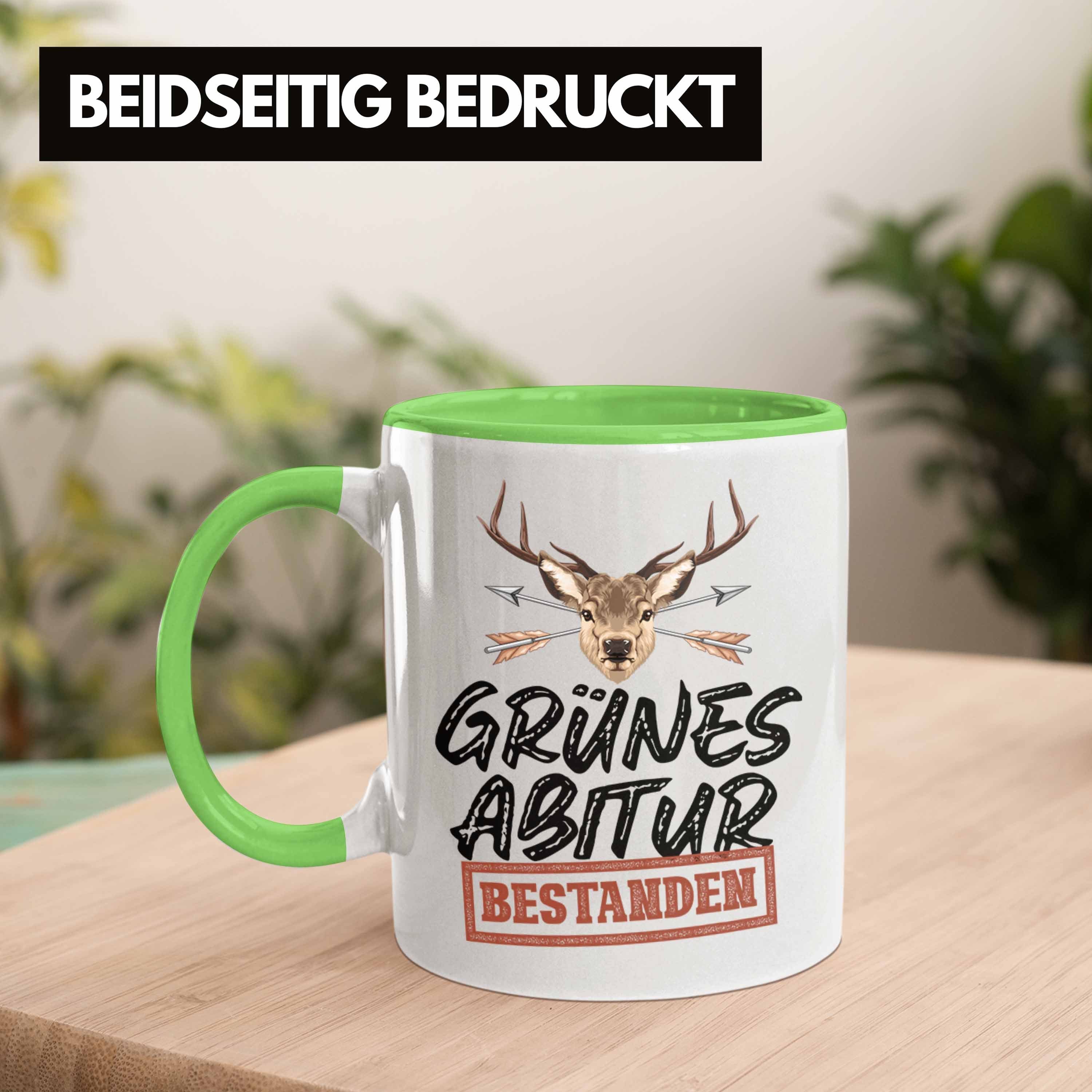 Jagdabitur Jagen Abitur Trendation Tasse Jägerprüfung Tasse Geschenk Grünes Bestanden