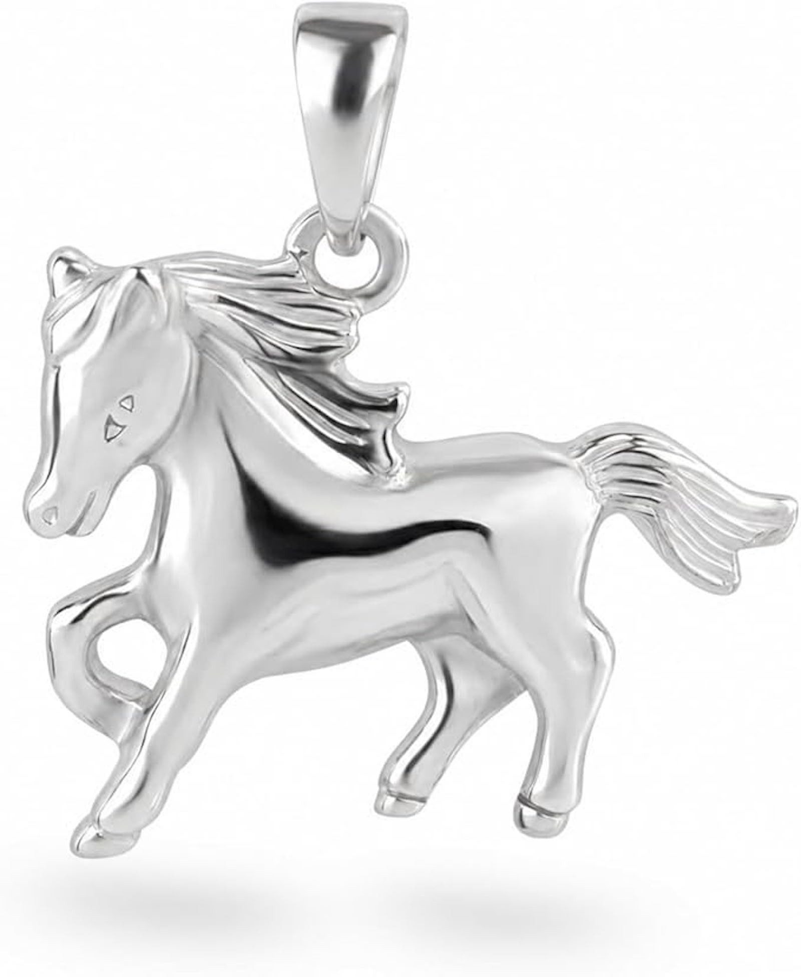 Kettenanhänger Anhänger Pony Pferd 925 Silber Kettenanhänger