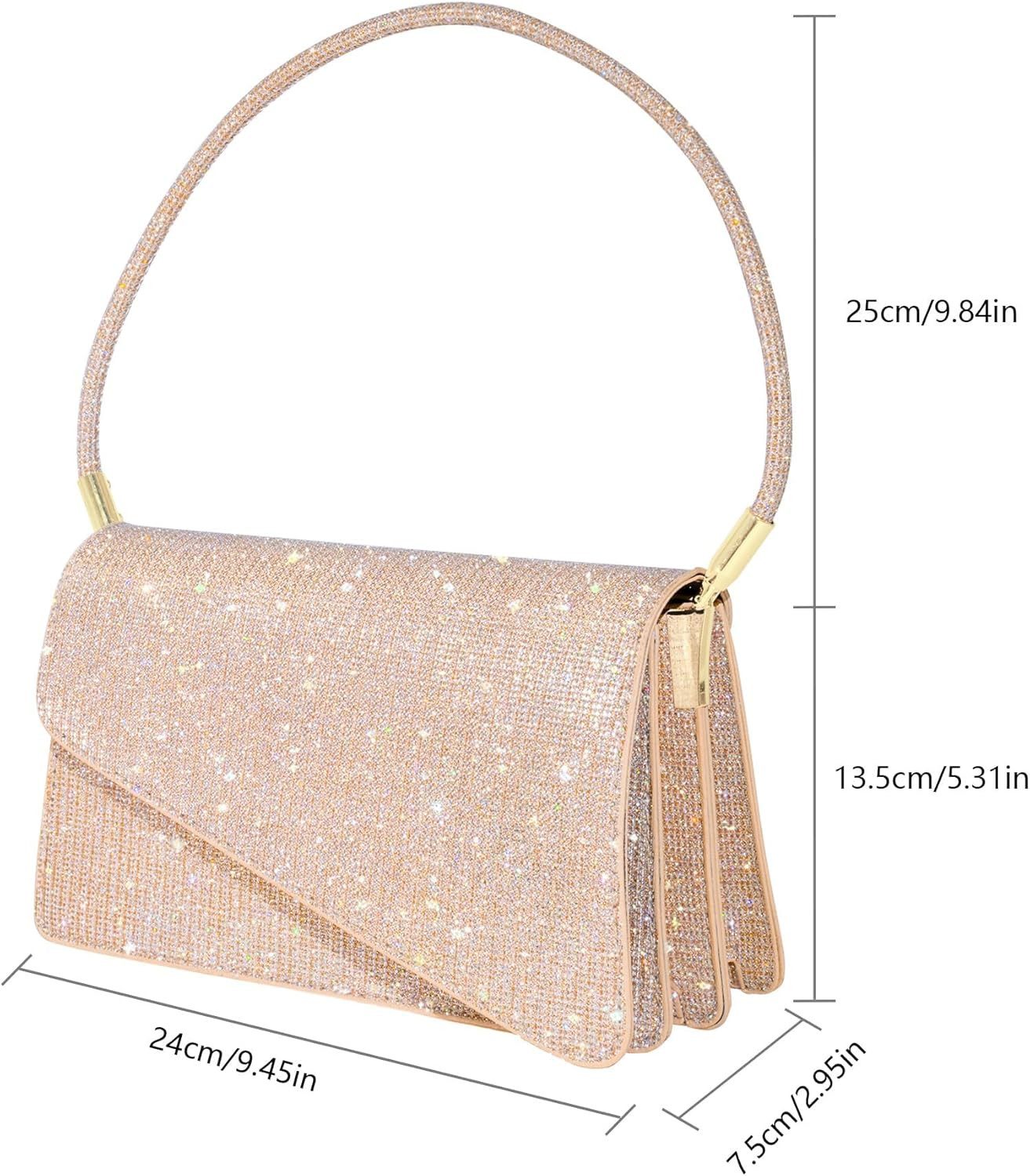 nsihing Abendtasche Damen Abendtasche Elegant Clutch Handtasche