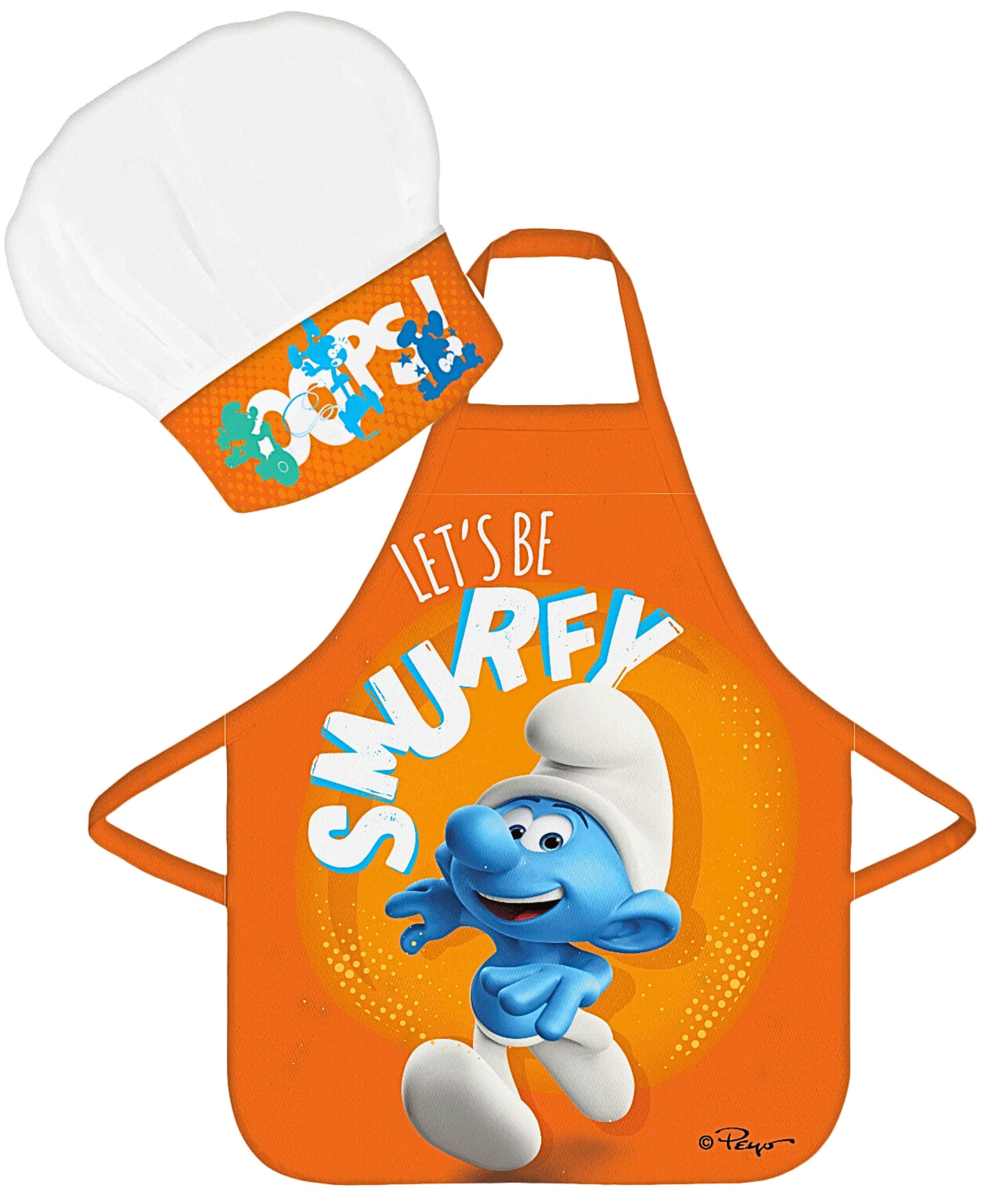 Die Schlümpfe Kochschürze, (2-tlg), Kinder Koch-Set günstig online kaufen