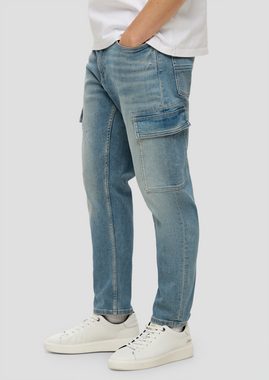 s.Oliver Stoffhose Jeans Scube / Relaxed Fit / High Rise / Straight Leg Blende