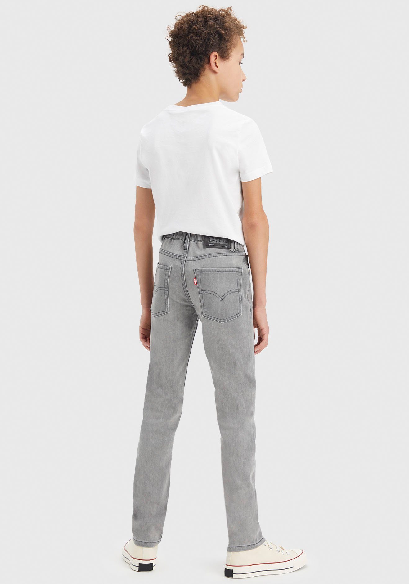 Levi's® Kids Skinny-fit-Jeans is BOYS grey SKINNY FIT 510 JEANS for bett