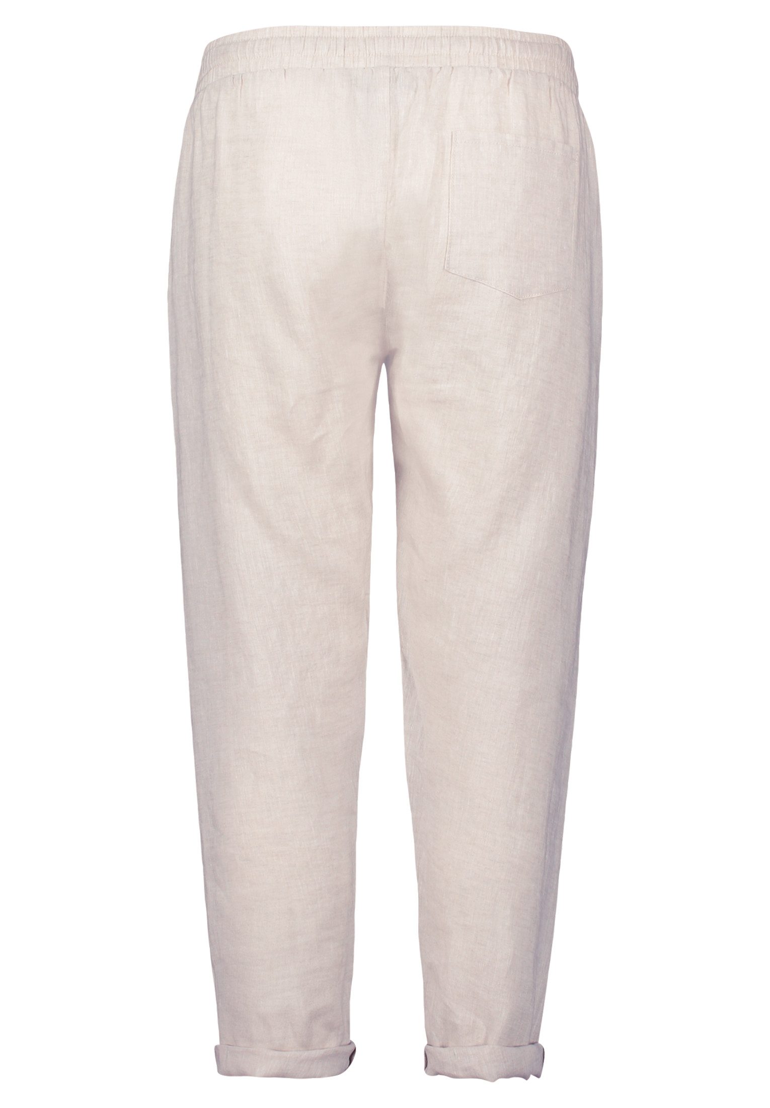 Cartoon Leinenhose Damen mit Tunnelzug Material