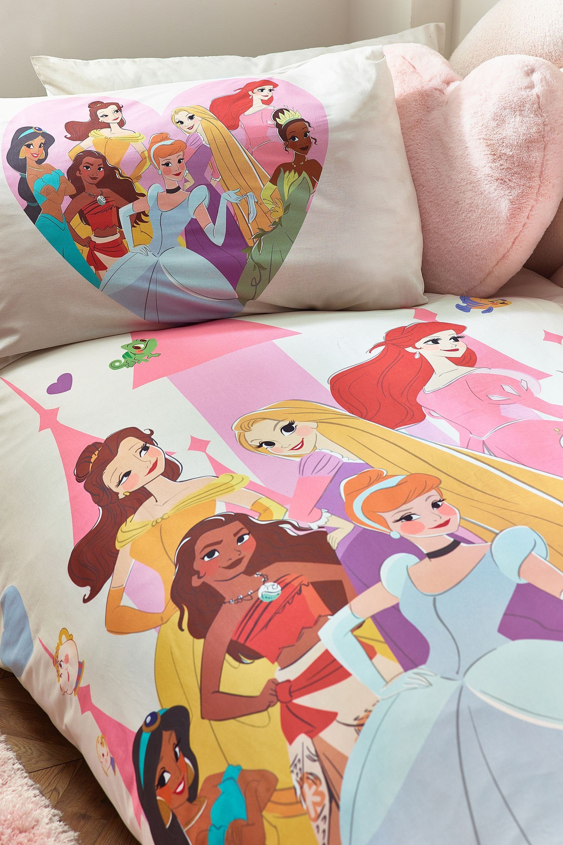 Next Bett-Set Disney-Prinzessin Bettwäsche aus reiner Baumwolle, Bezug: Baumwolle