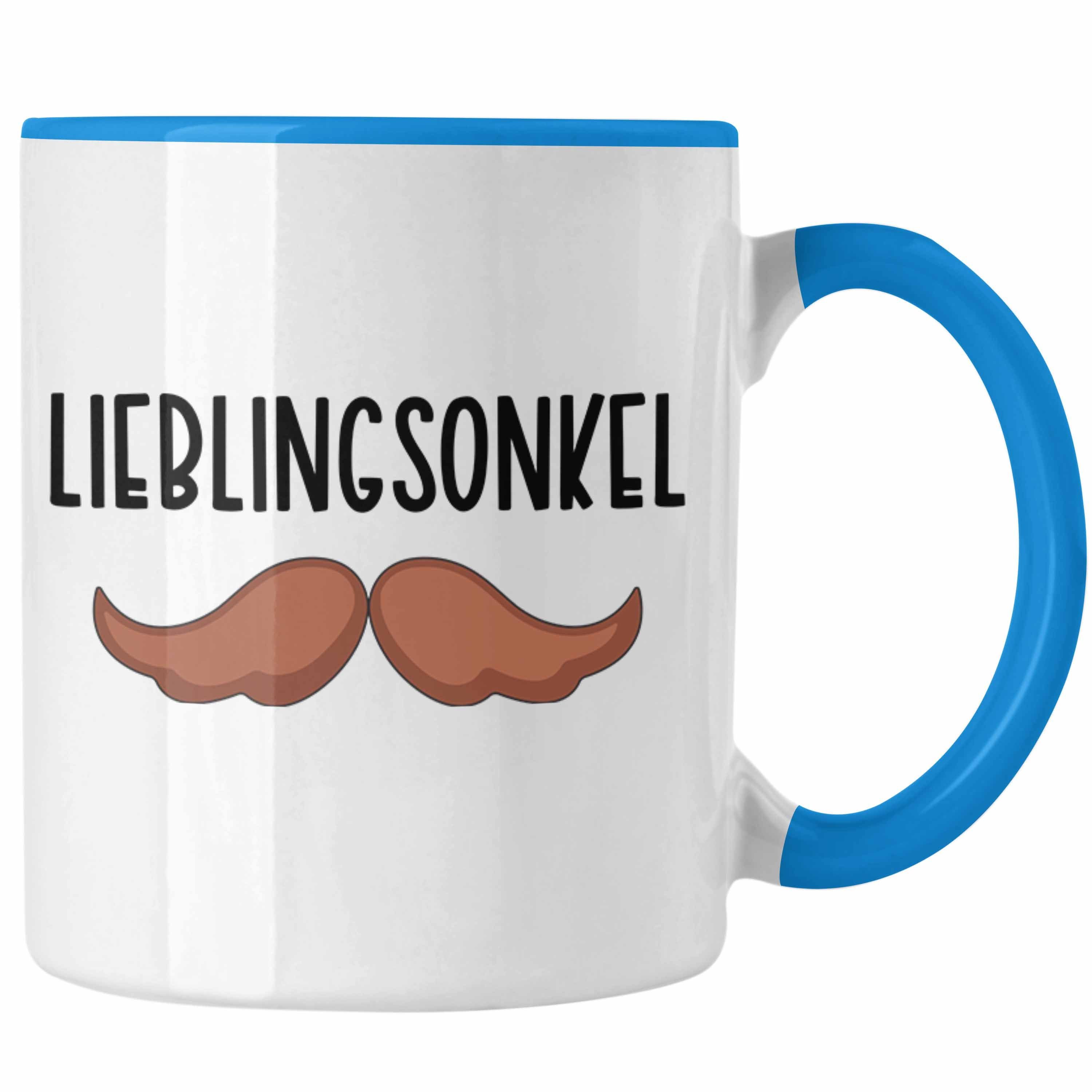 Trendation Tasse Blau Lustig Lieblingsonkel Weihnachten Trendation Bester Tasse Nichte Geschenk Geburtstag Onkel - Ever Geschenkideen von